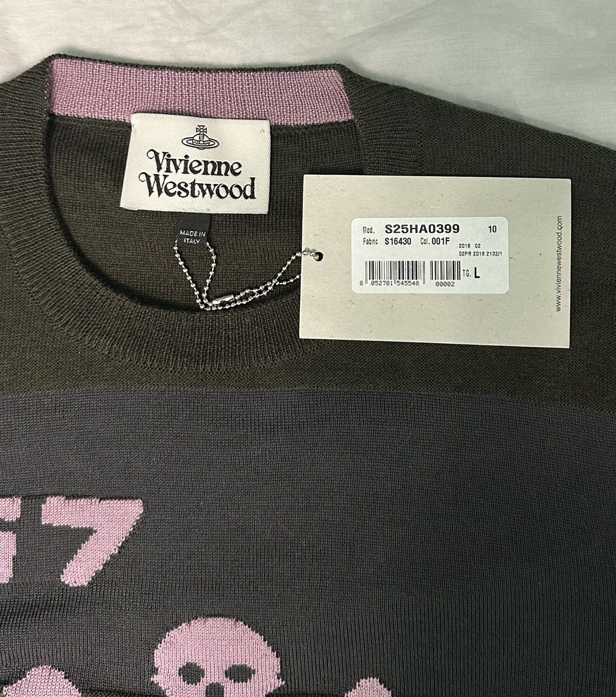 Vivienne Westwood Skull Vivienne Westwood knit sweater Size US L / EU 52-54 / 3 - 6 Thumbnail