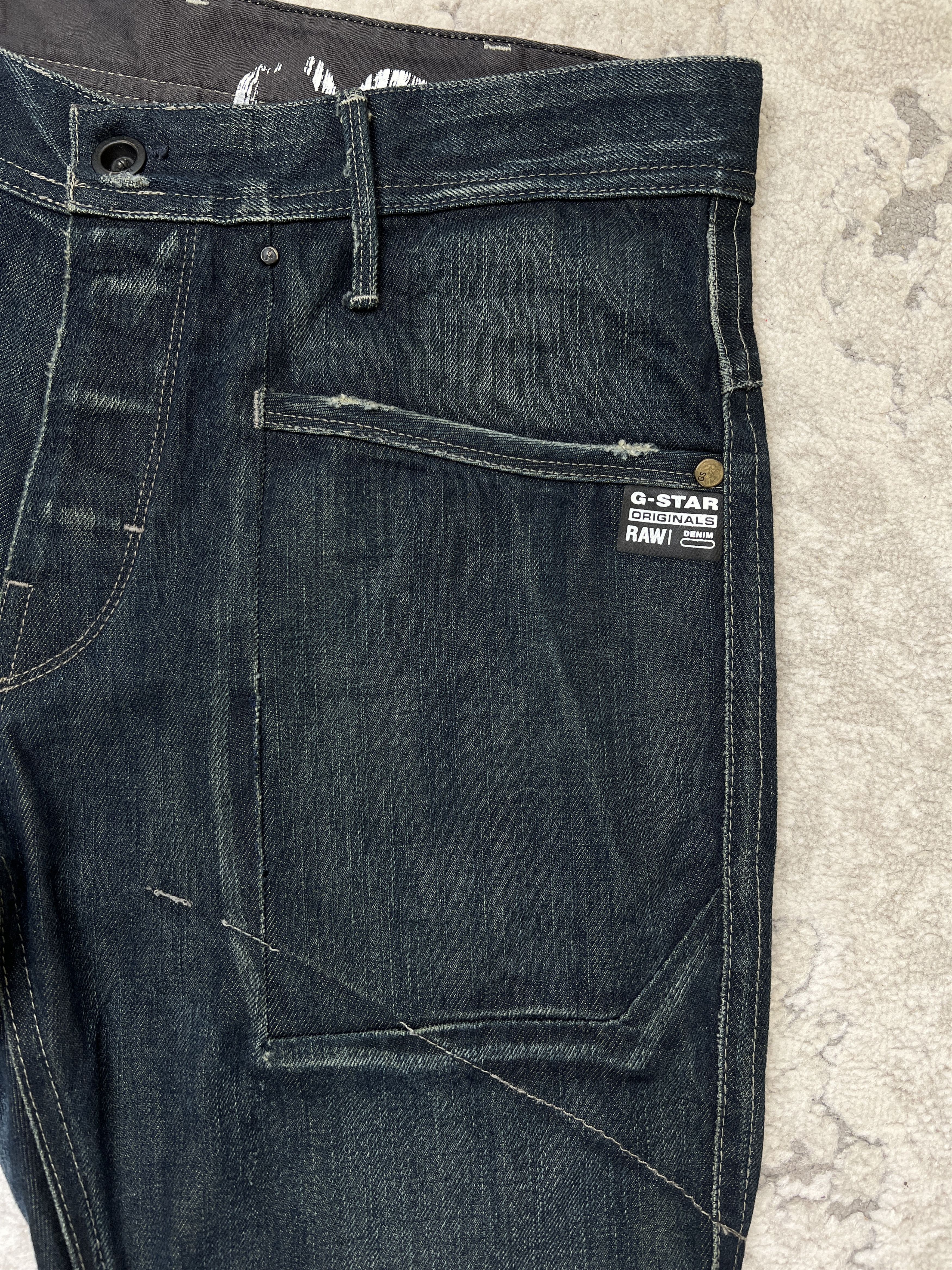 G-Star G-Star RAW Navy Jack Loose Tapered Jeans - Raw Denim 32 Size US 32 / EU 48 - 4 Thumbnail