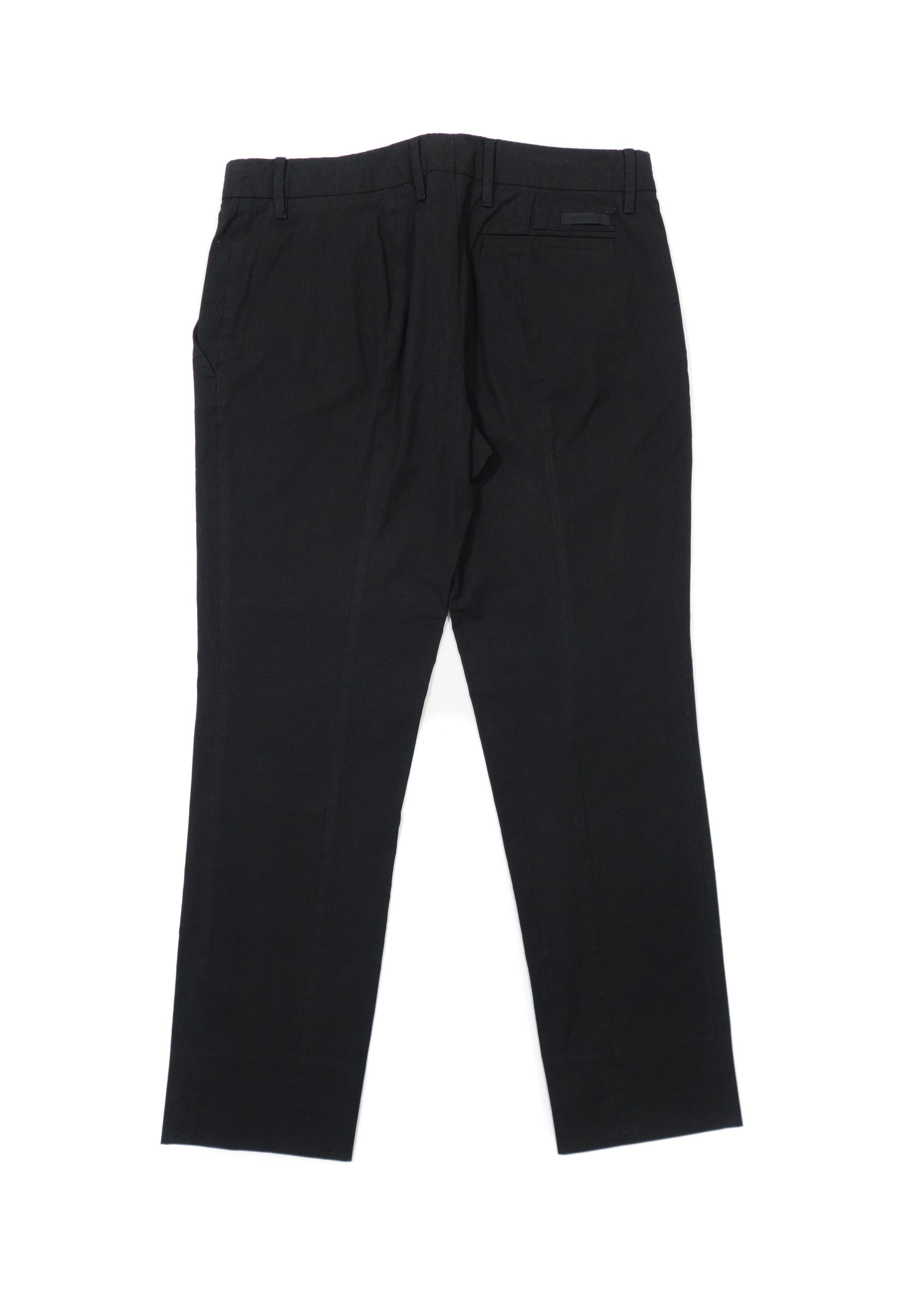 Prada Milano Cropped Fit Logo Pants P2925 2015 Size 32" / US 10 / IT 46 - 2 Thumbnail