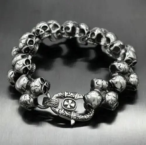 Japanese Brand Hip Hop Skull Bracelet Size ONE SIZE - 2 Thumbnail