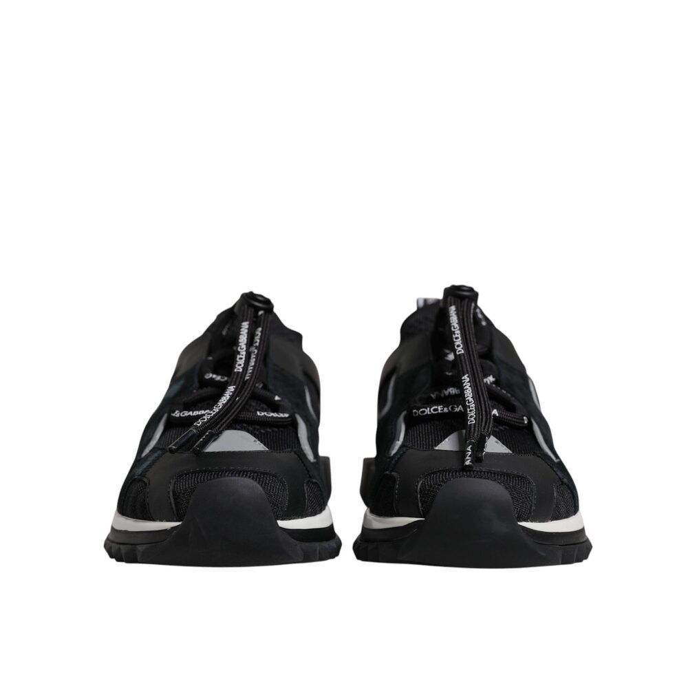 Dolce & Gabbana Dolce & Gabbana Black Mesh Sorrento Trekking Sneakers Shoes Size US 9 / IT 39 - 2 Thumbnail