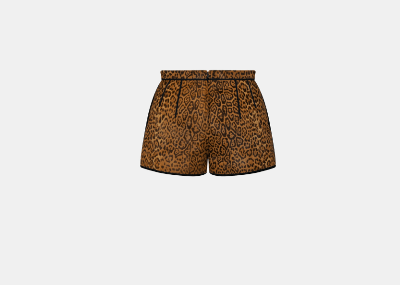 Dior o1w1db11225 455P48 Short in Brown Size 27" / US 4 / IT 40 - 2 Thumbnail