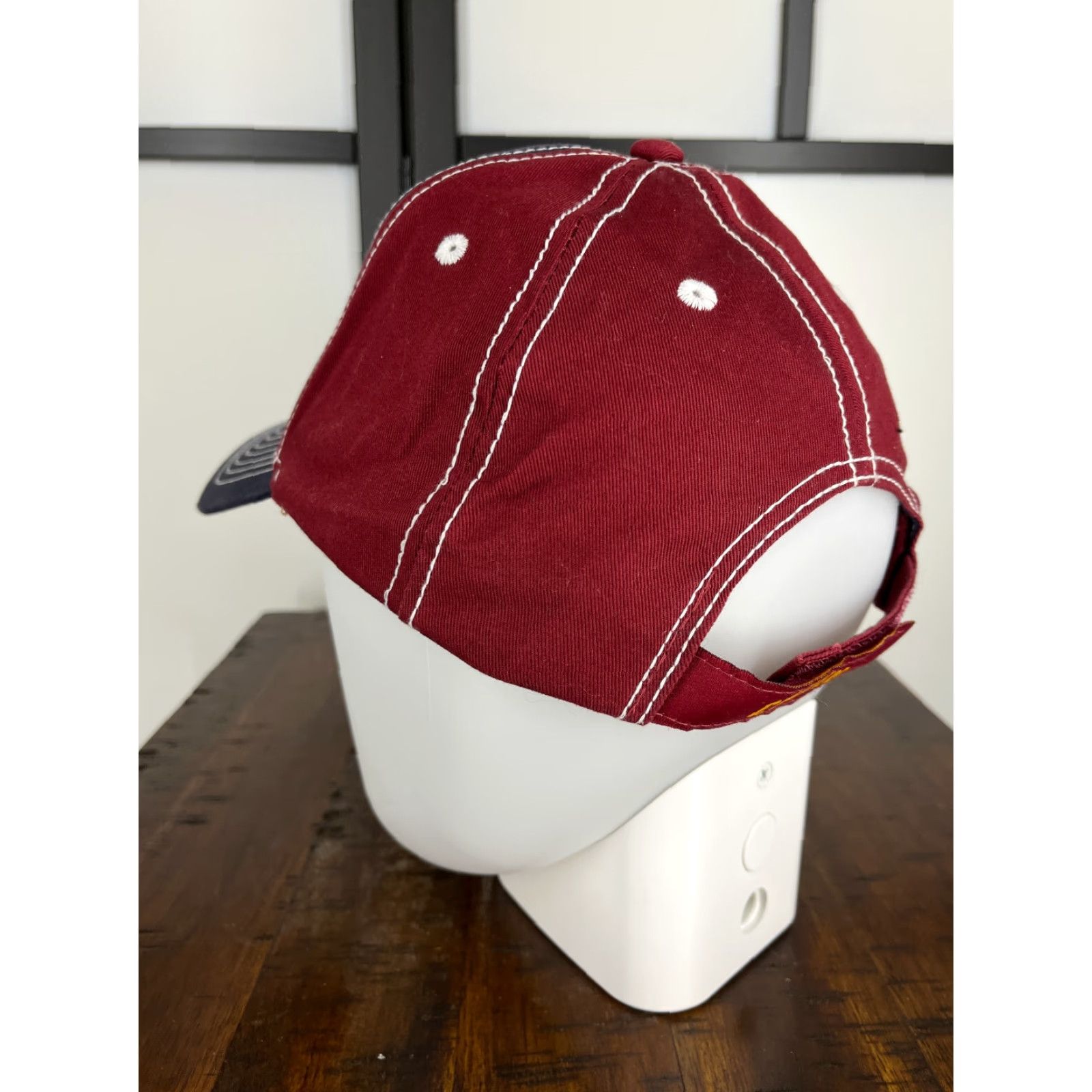 NBA Cleveland Cavaliers Hat Cap Adjustable Strap Back Adult One Size Blue Red Cotton Basketball Cap Nike? Size ONE SIZE - 5 Thumbnail