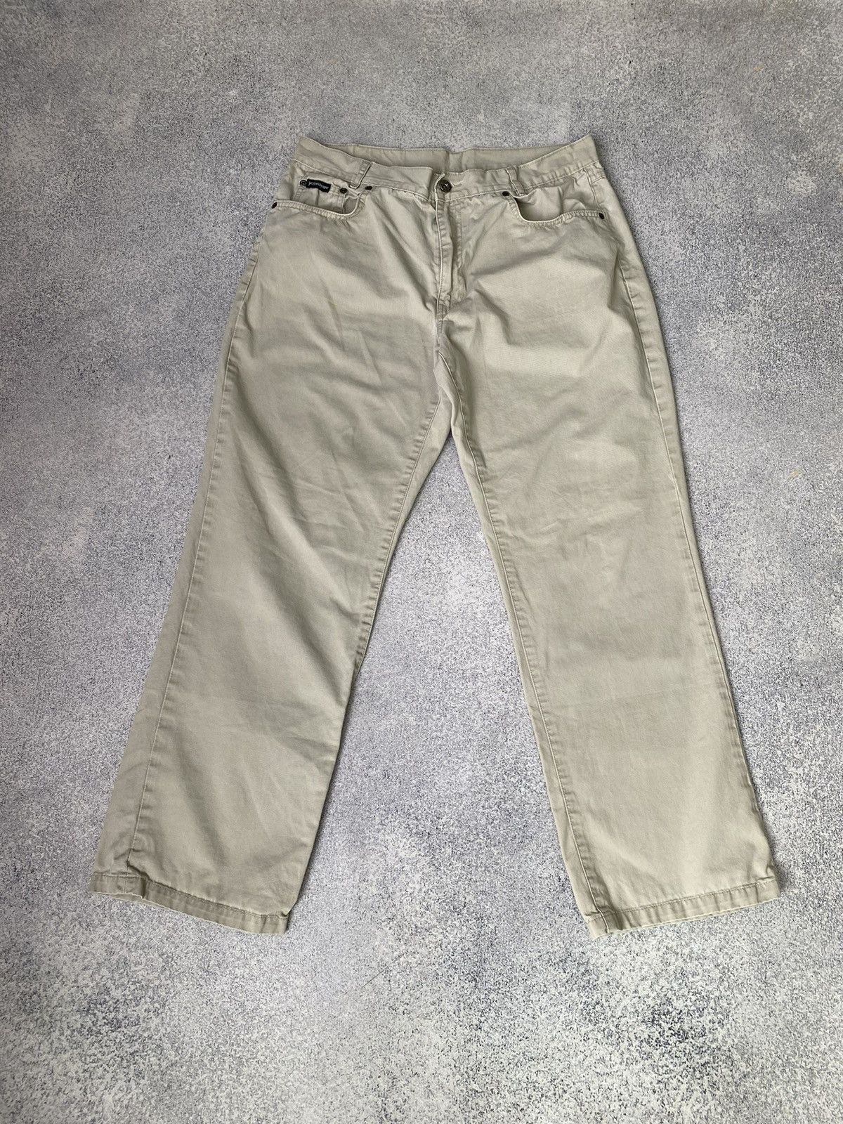 Designer × Vintage × Yves Saint Laurent Vintage Yves Saint Laurent Pants Trousers Embroidered Logo Size US 32 / EU 48 - 3 Thumbnail