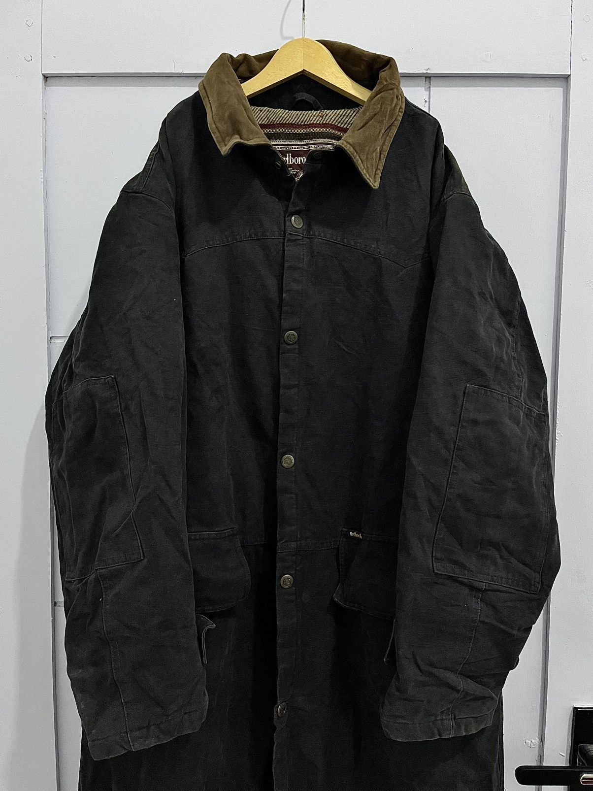 Marlboro Classics VINTAGE MARLBORO CLASSICS DETROIT LONG PARCA JACKET Size US XXL / EU 58 / 5 - 2 Thumbnail