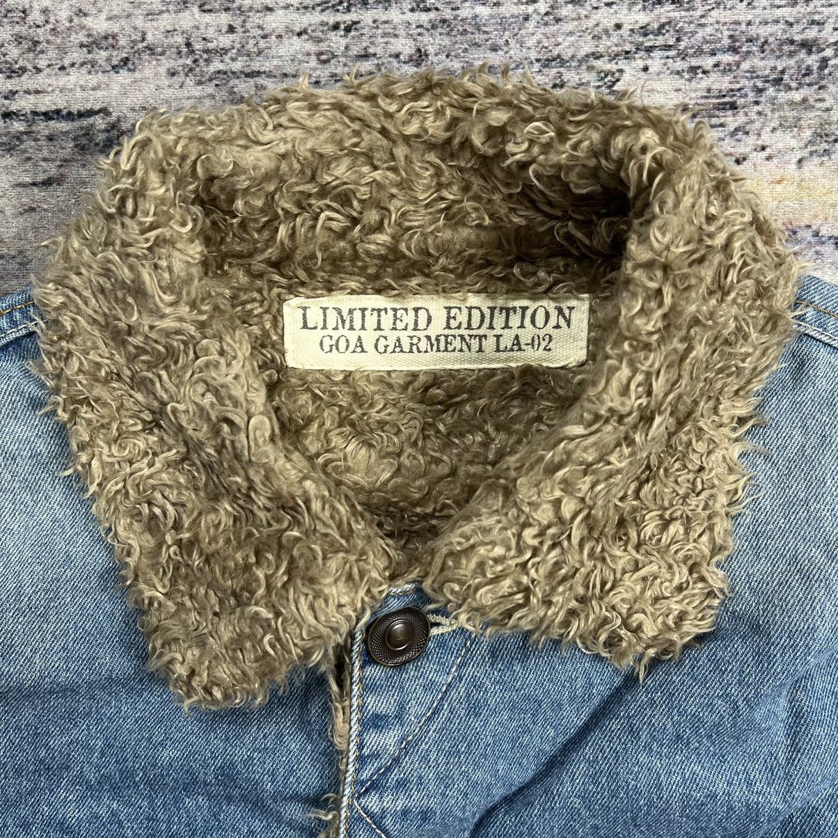 If Six Was Nine 2000s GOA - Lightwashed Sherpa Liner Denim Jacket Size US M / EU 48-50 / 2 - 6 Thumbnail