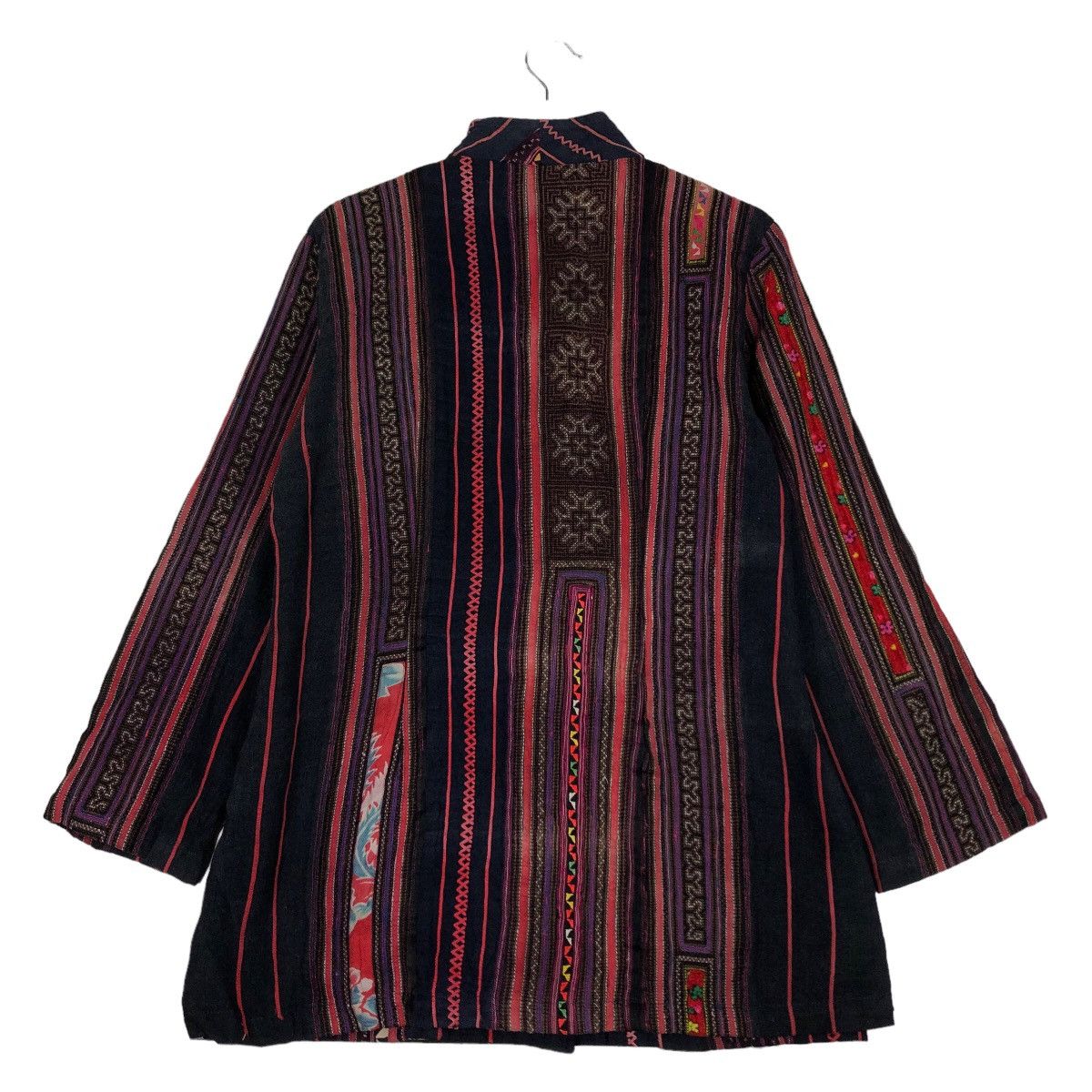 Japanese Brand 🔥Vtg Mandarin Style Jacket Navajo Issey Miyake Design Size US M / EU 48-50 / 2 - 8 Thumbnail