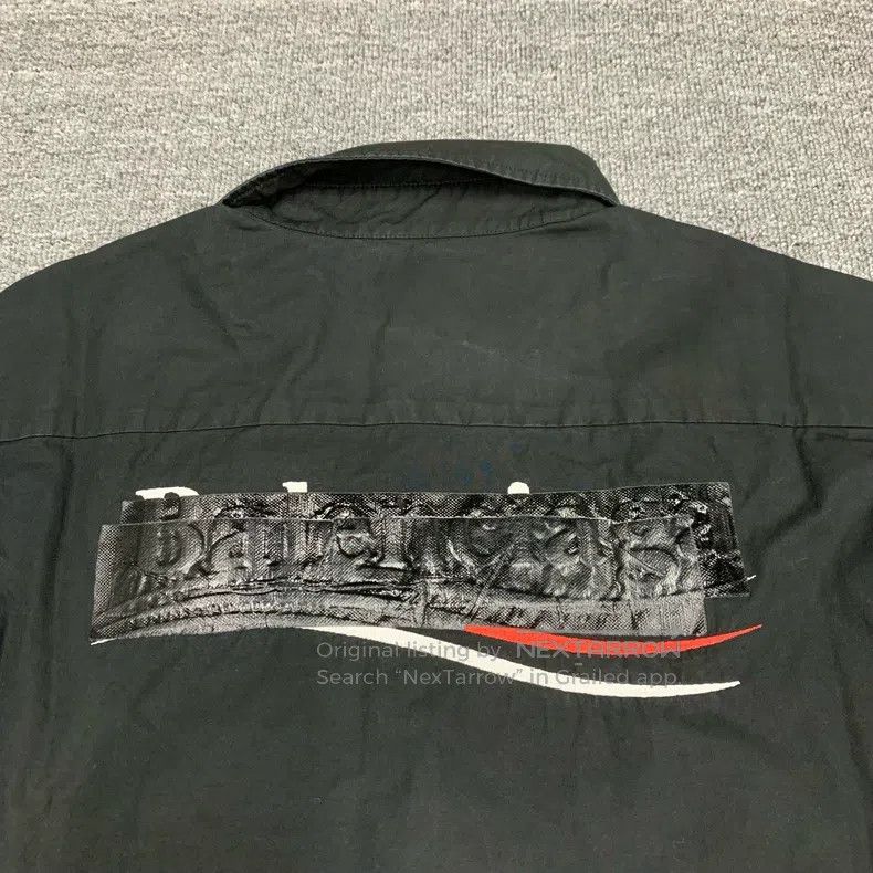 Balenciaga Balenciaga size 40 Black tape to block the waves Coke shir Size US XS / EU 42 / 0 - 9 Thumbnail