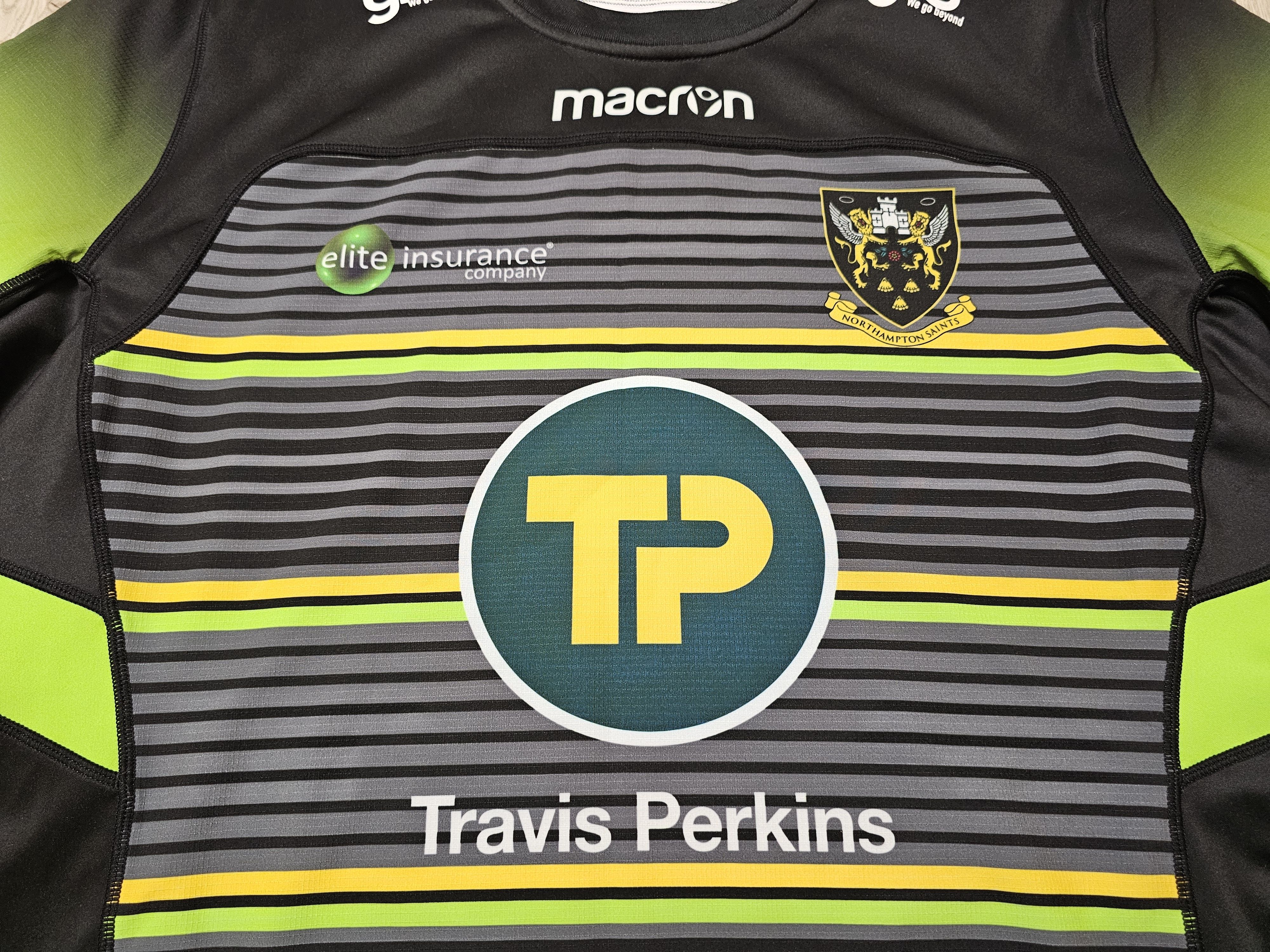 All Sport NORTHAMPTON SAINTS RUGBY JERSEY SHIRT ENGLAND RUGBY 6XL Size US XXL / EU 58 / 5 - 3 Thumbnail