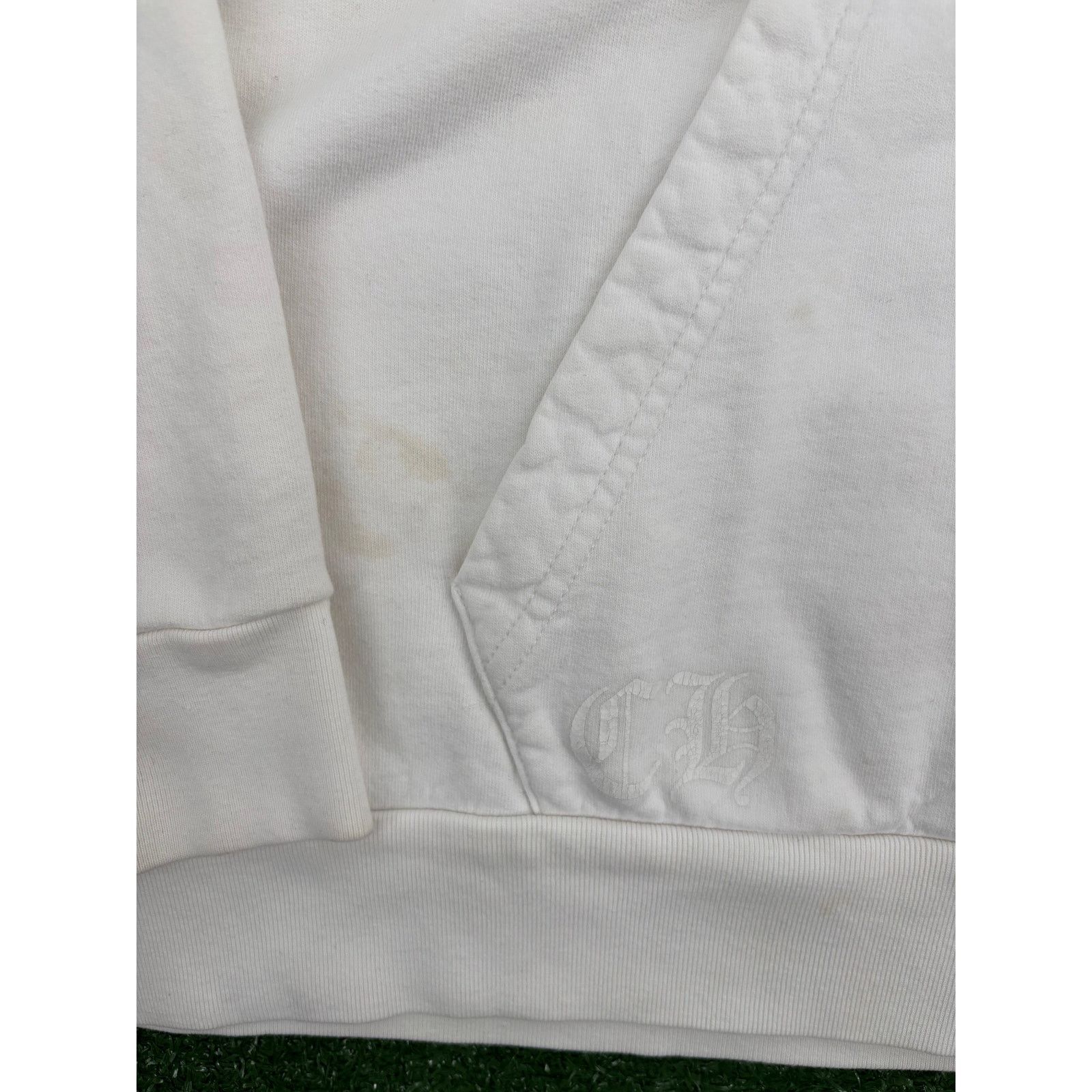 Chrome Hearts Chrome Hearts "F You' T-Bar Logo White Zip-Up Hoodie Size LG Size US L / EU 52-54 / 3 - 7 Thumbnail