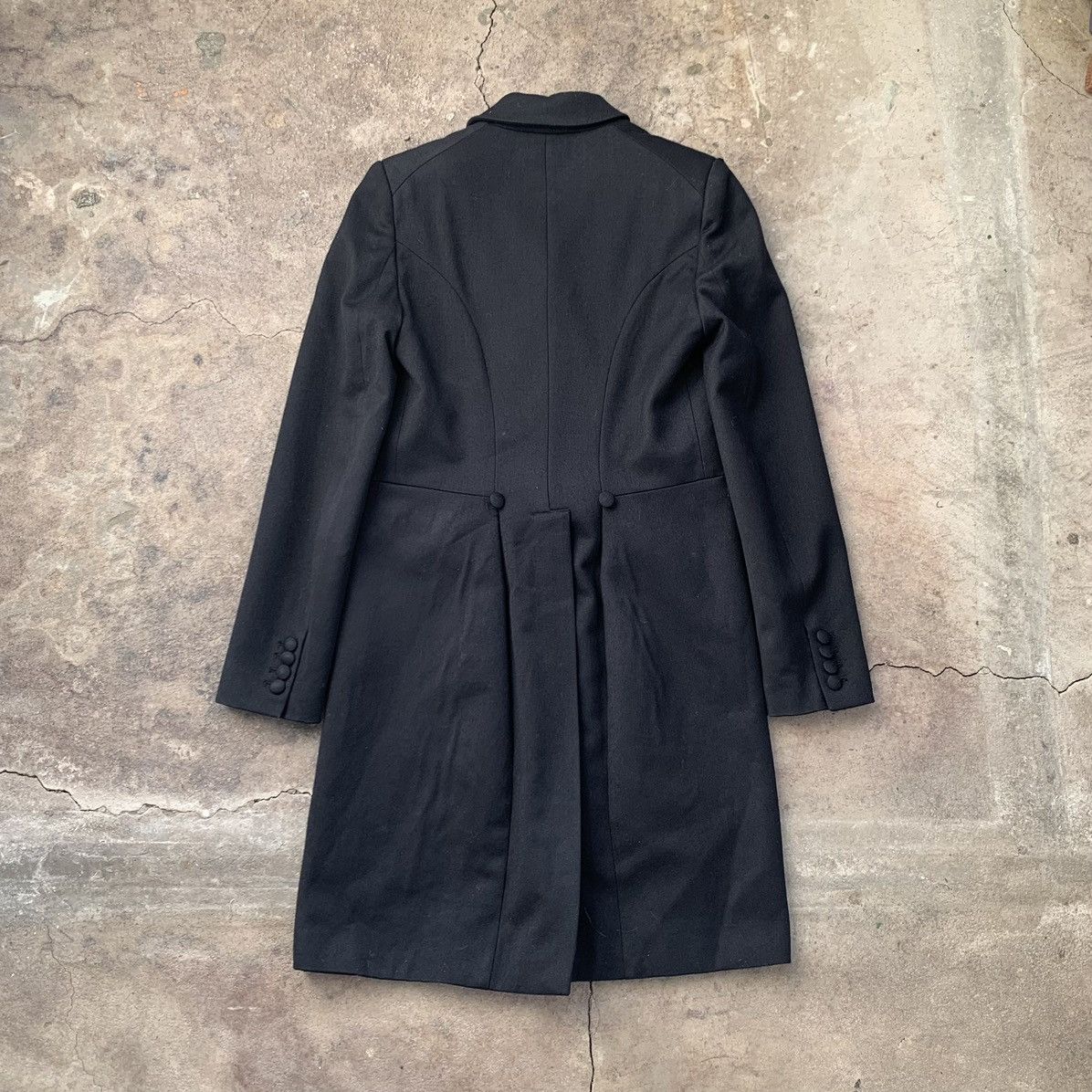 Allsaints Womens all saints Spitalfields long coat black Size M / US 6-8 / IT 42-44 - 7 Thumbnail