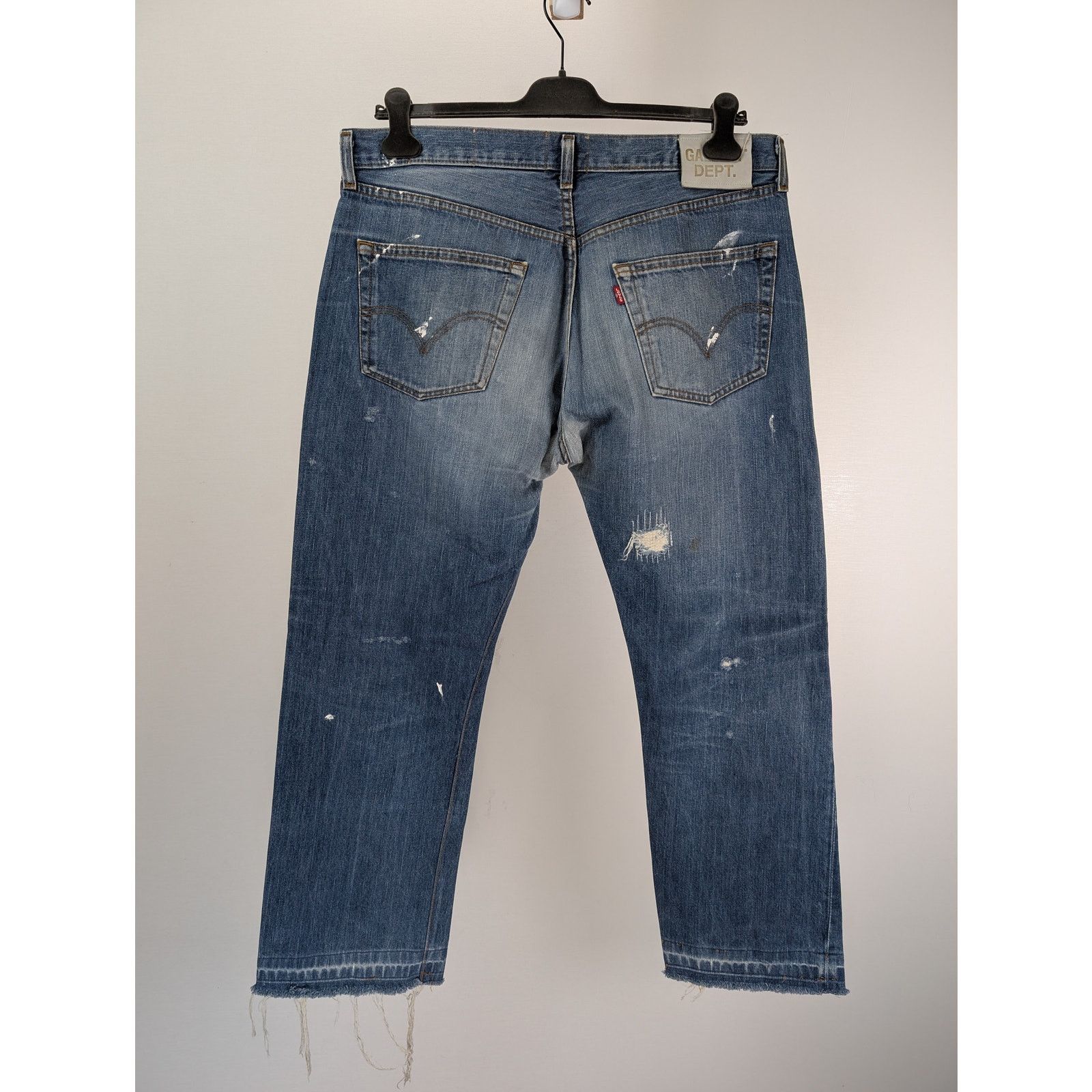 Gallery Dept. o1rshd1 Cropped Denim Jean in Blue Size US 36 / EU 52 - 10 Thumbnail