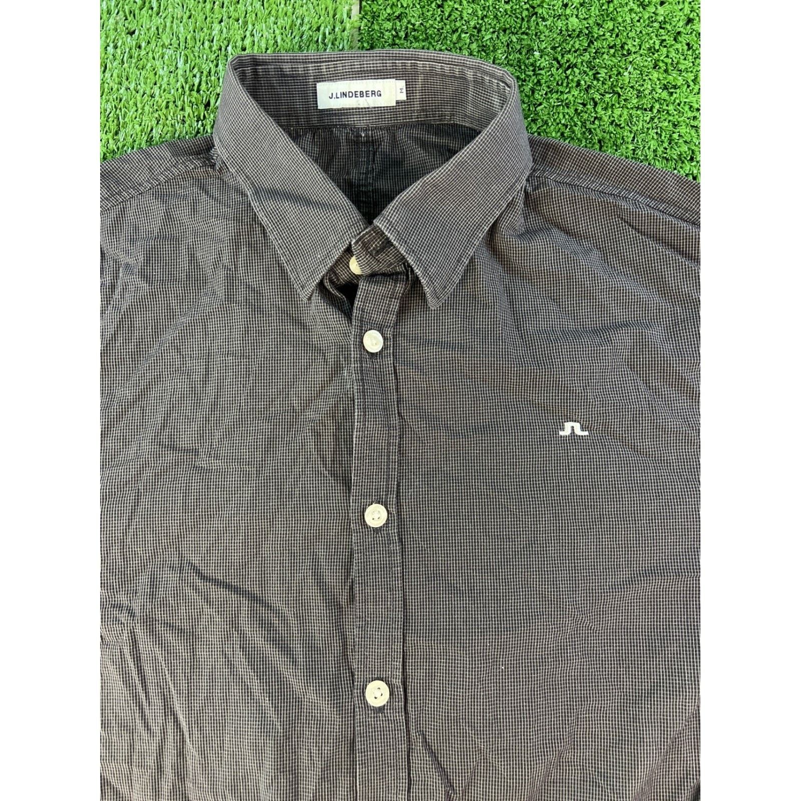J.Lindeberg J. Lindeberg Button Down Shirt Checkered Long Sleeve M Size US M / EU 48-50 / 2 - 1 Thumbnail