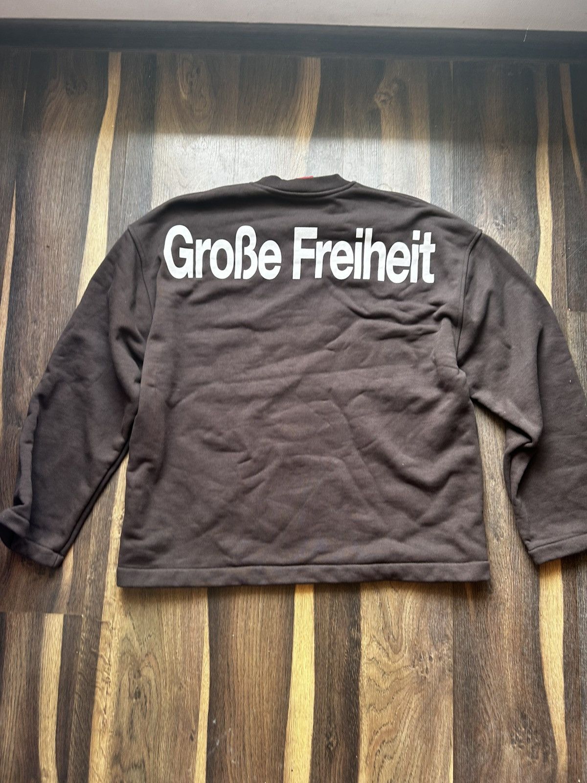 032c Vintage 032c Große Freinheit brown sweatshirt Size US M / EU 48-50 / 2 - 3 Thumbnail