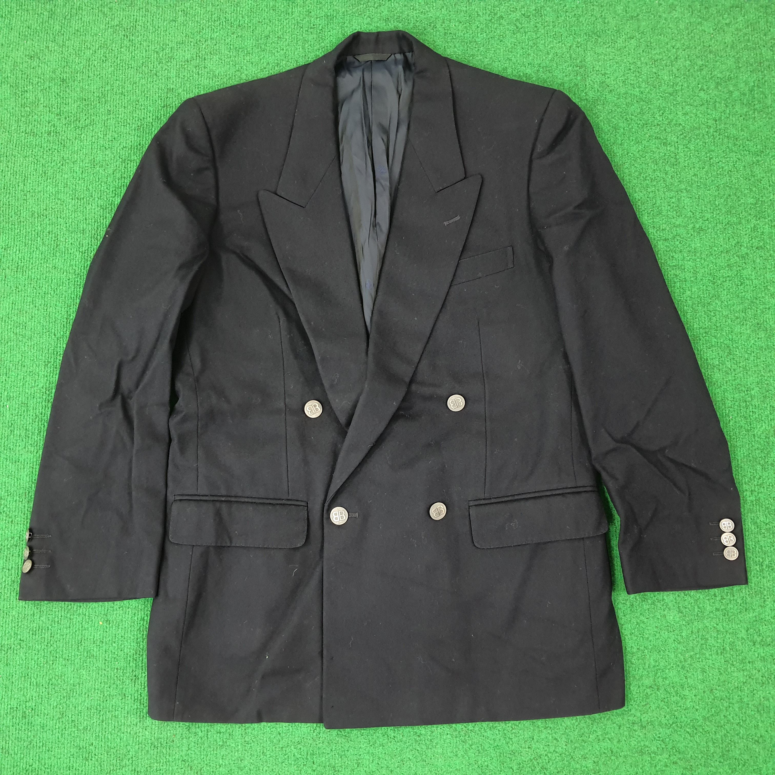 Vintage Vintage Balenciaga Paris Designer Blazer C233N15 Size US M / EU 48-50 / 2 - 1 Thumbnail