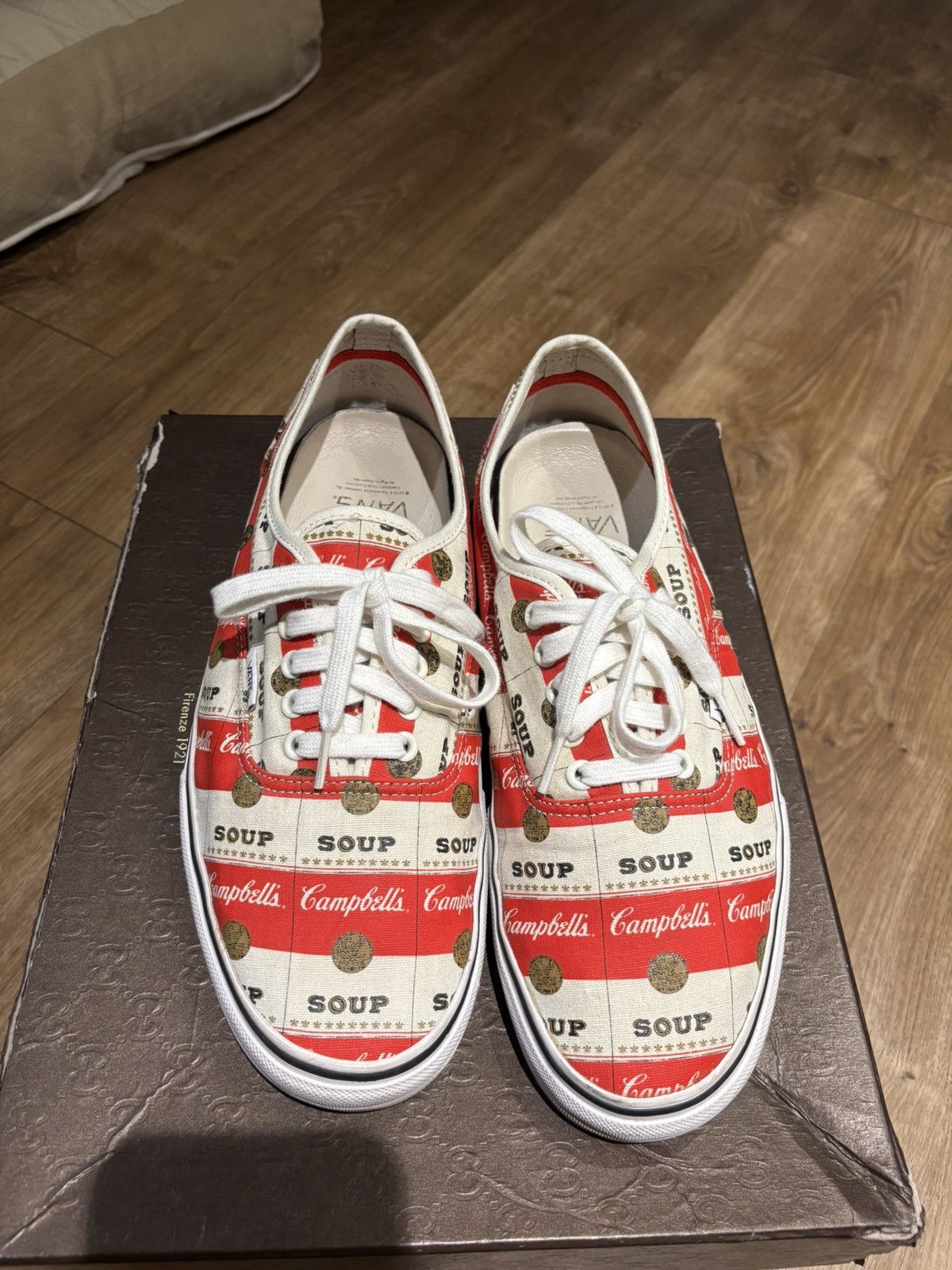 Andy Warhol × Supreme Vans Supreme x Authentic Pro 'Campbell's Soup' Size US 11.5 / EU 44-45 - 2 Thumbnail