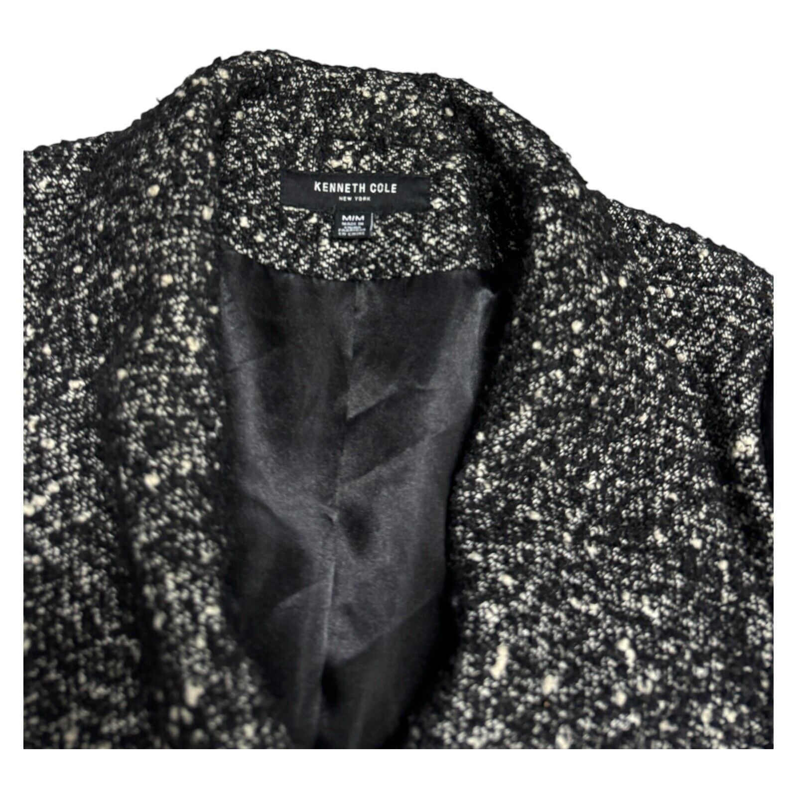 Kenneth Cole Kenneth Cole New York Wool Faux Leather Winter Coat Medium Size M / US 6-8 / IT 42-44 - 3 Thumbnail
