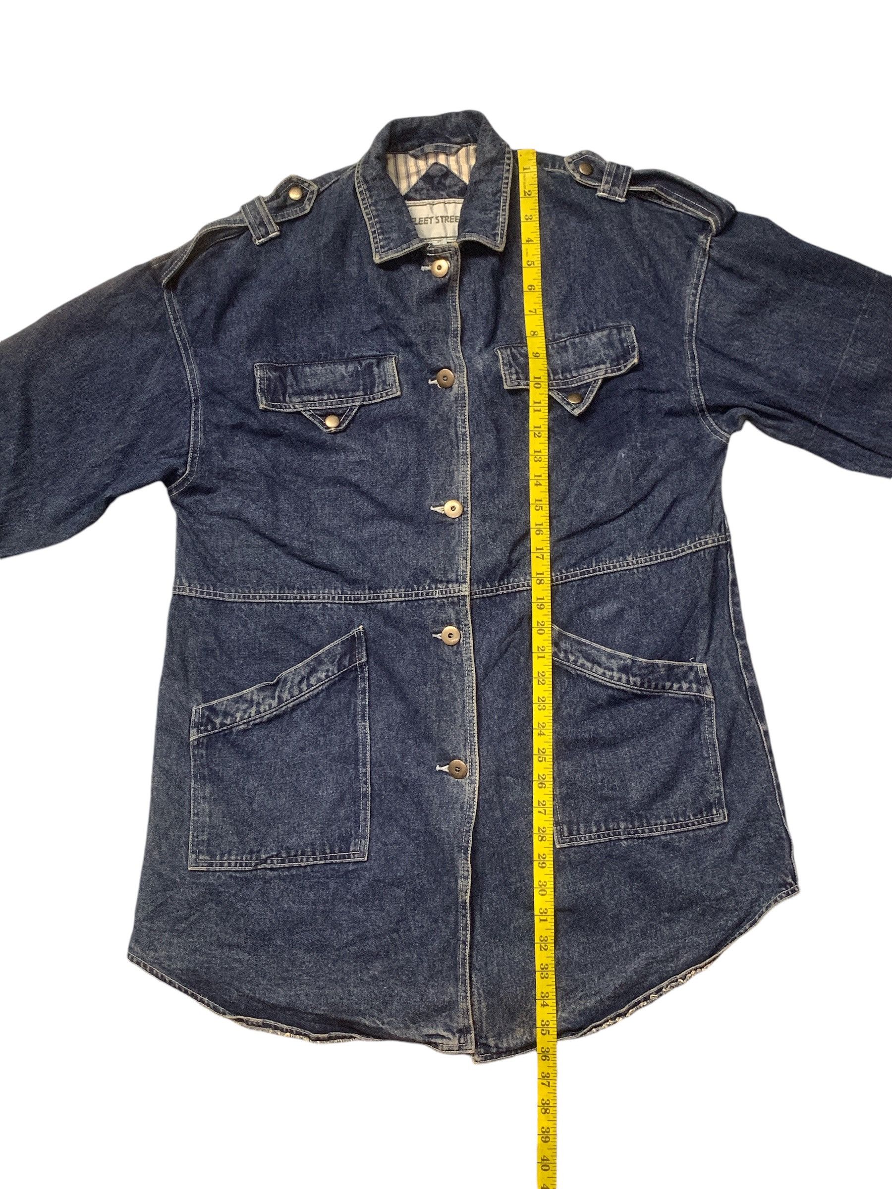 Japanese Brand Rare Design Vintage Fleetstreet Denim Jackets Size M / US 6-8 / IT 42-44 - 8 Thumbnail