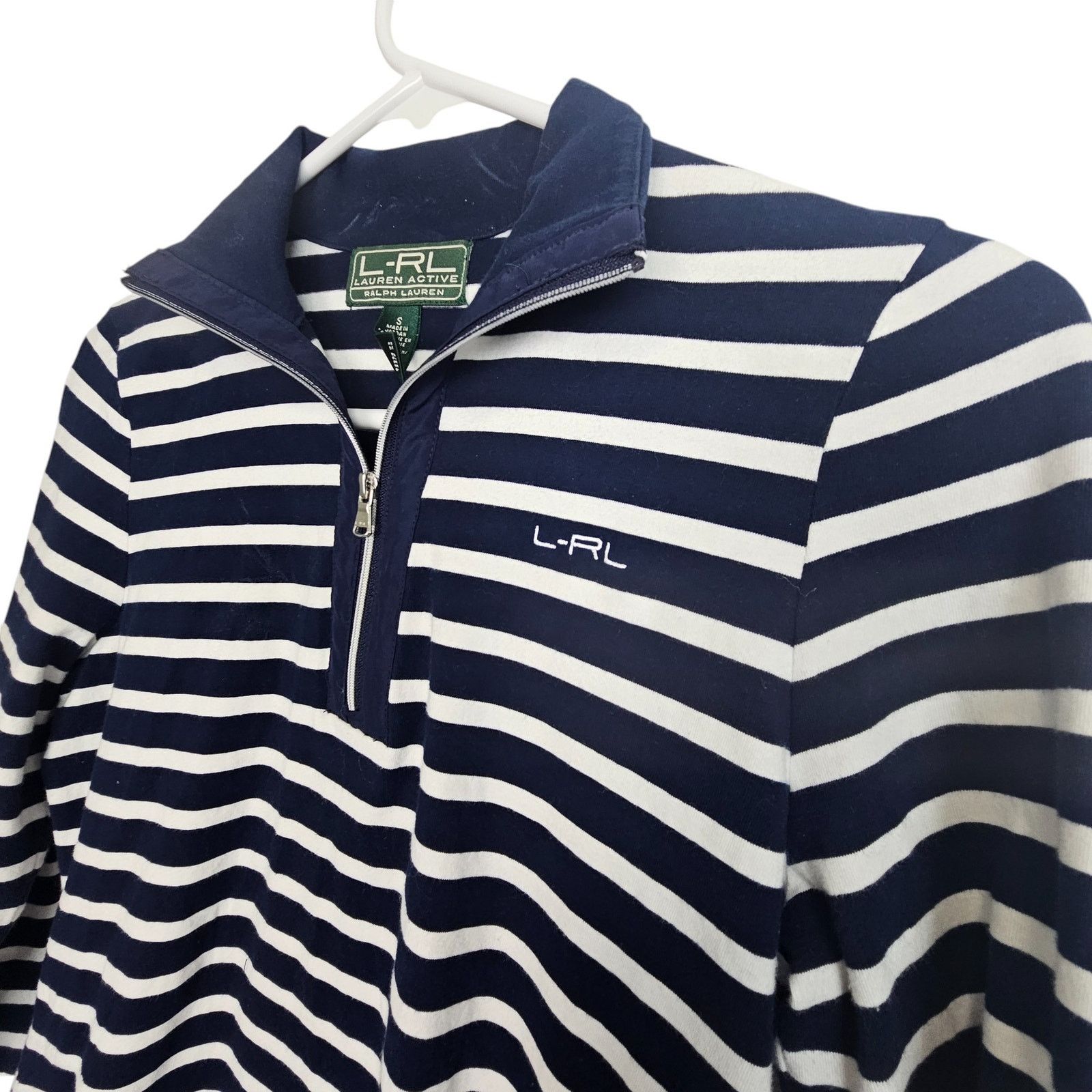 Ralph Lauren Lauren Ralph Lauren Active Striped Top Sz S Classic Nautical Size S / US 4 / IT 40 - 5 Thumbnail