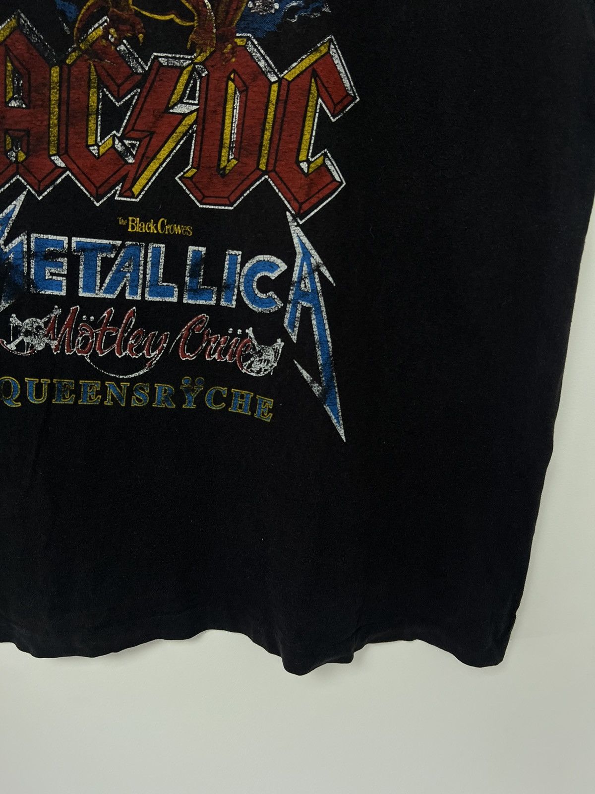 Band Tees × Vintage Vintage 1991s Monsters of Rock Ac Dc Metallica T shirt sz L Size US L / EU 52-54 / 3 - 11 Thumbnail