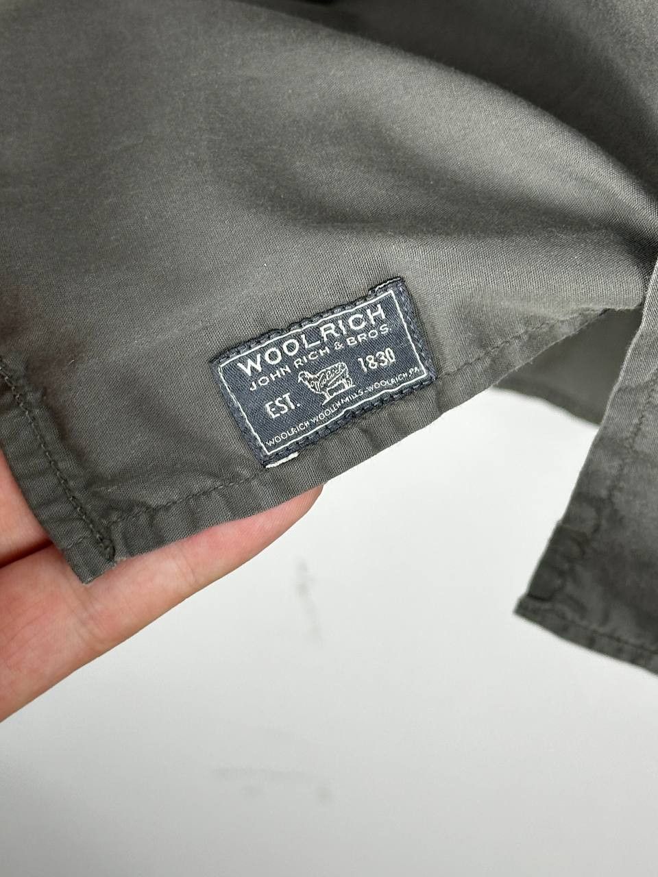 Woolrich Woolen Mills Woolrich Woolen Mills Grey Cotton Casual Mens XL Size US XL / EU 56 / 4 - 7 Thumbnail