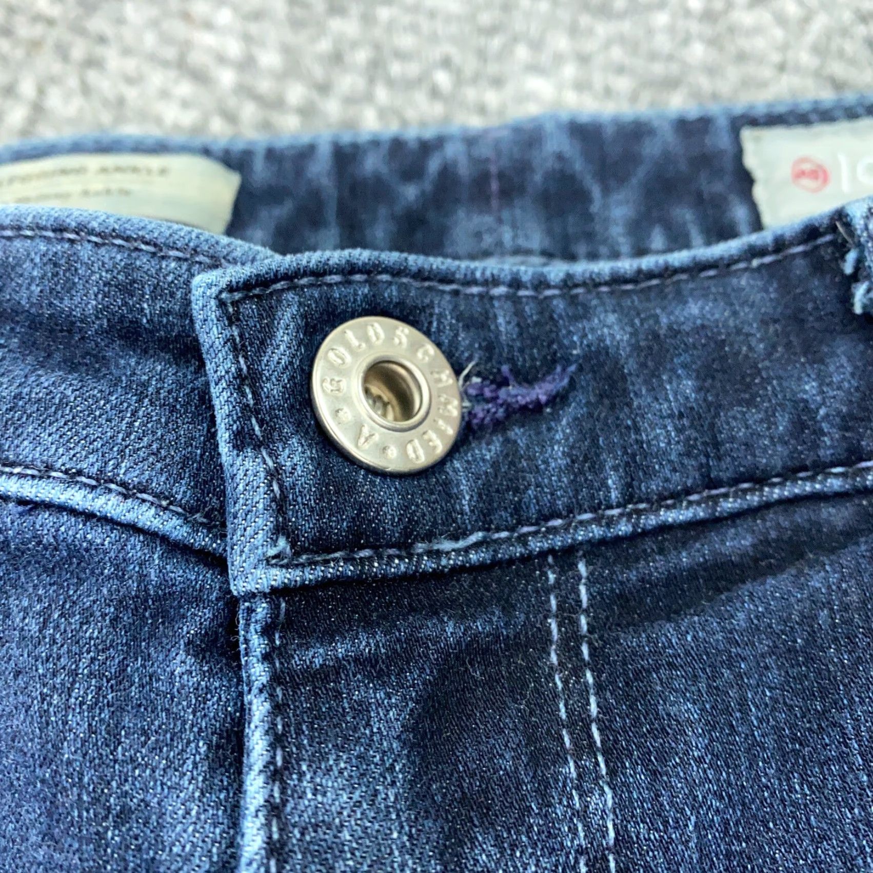 Vintage AG Adriano Goldschmied Legging Ankle Jeans Womens 28 Contour 360 Super Skinny Size 29" - 4 Thumbnail