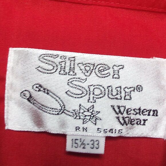Vintage Vintage Silver Spur White Roses Western Button Shirt Size US L / EU 52-54 / 3 - 4 Thumbnail