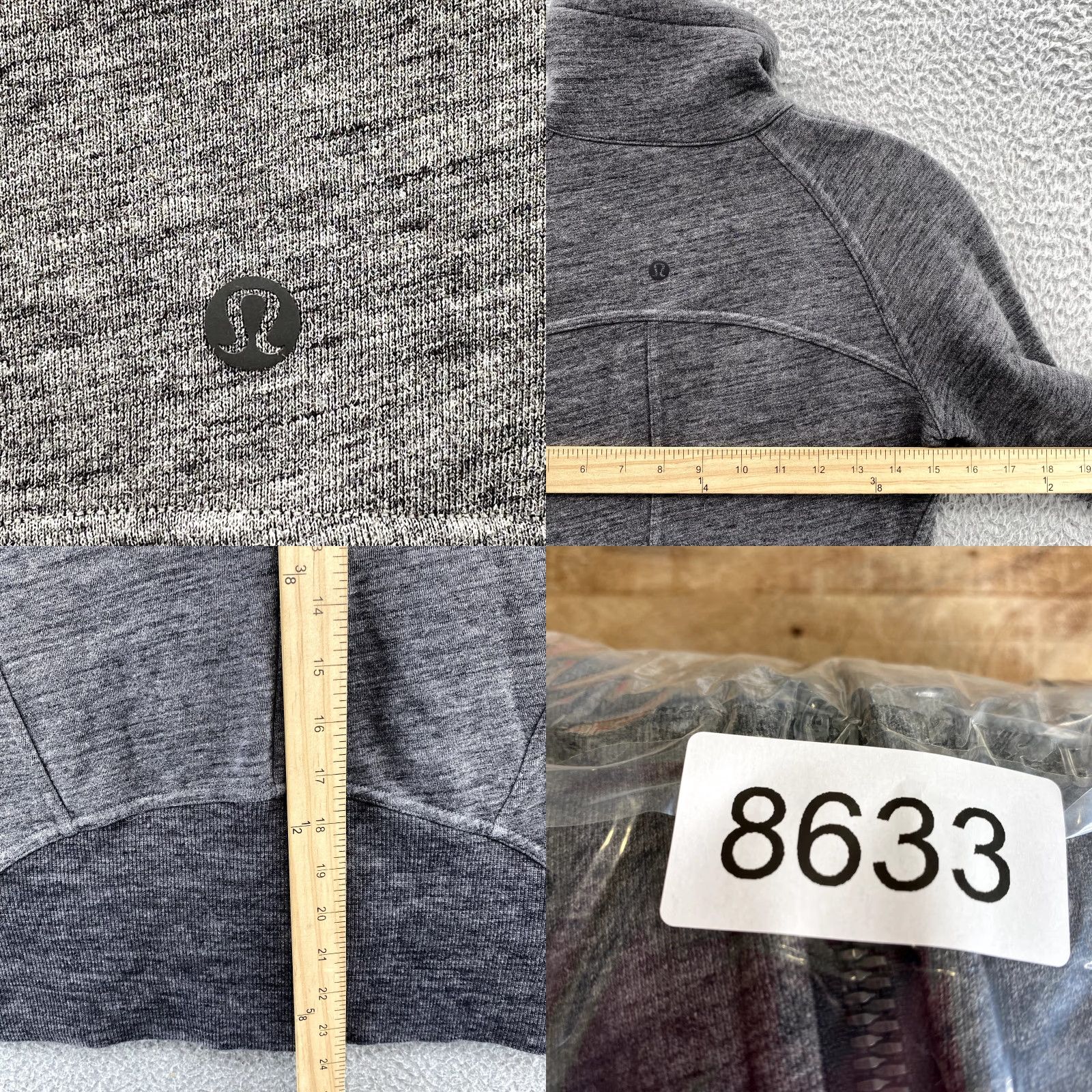 Lululemon Lululemon Scuba Sweater Women's 2 Heather Gray Athletic Gorpcore Athleisure Gym Size XS / US 0-2 / IT 36-38 - 8 Thumbnail