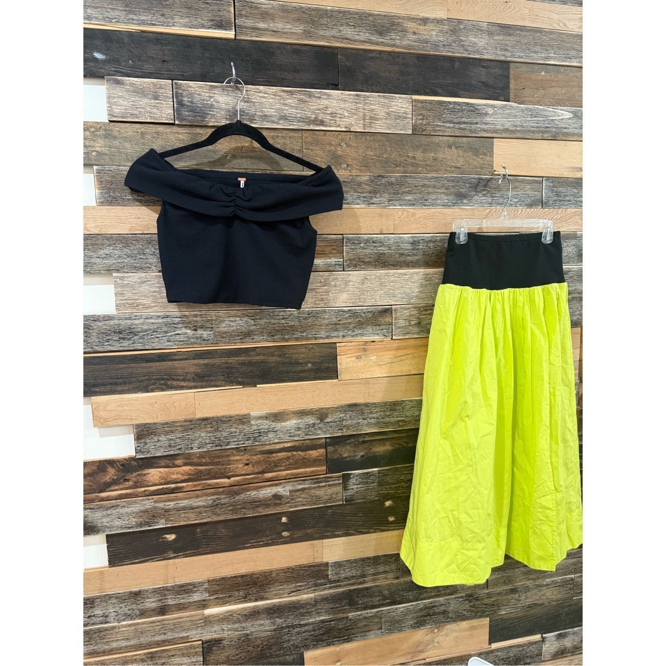 Free People FREE PEOPLE NWOT Cooler In Capri Set Black Combo stretchy Sz Size XS / US 0-2 / IT 36-38 - 2 Thumbnail