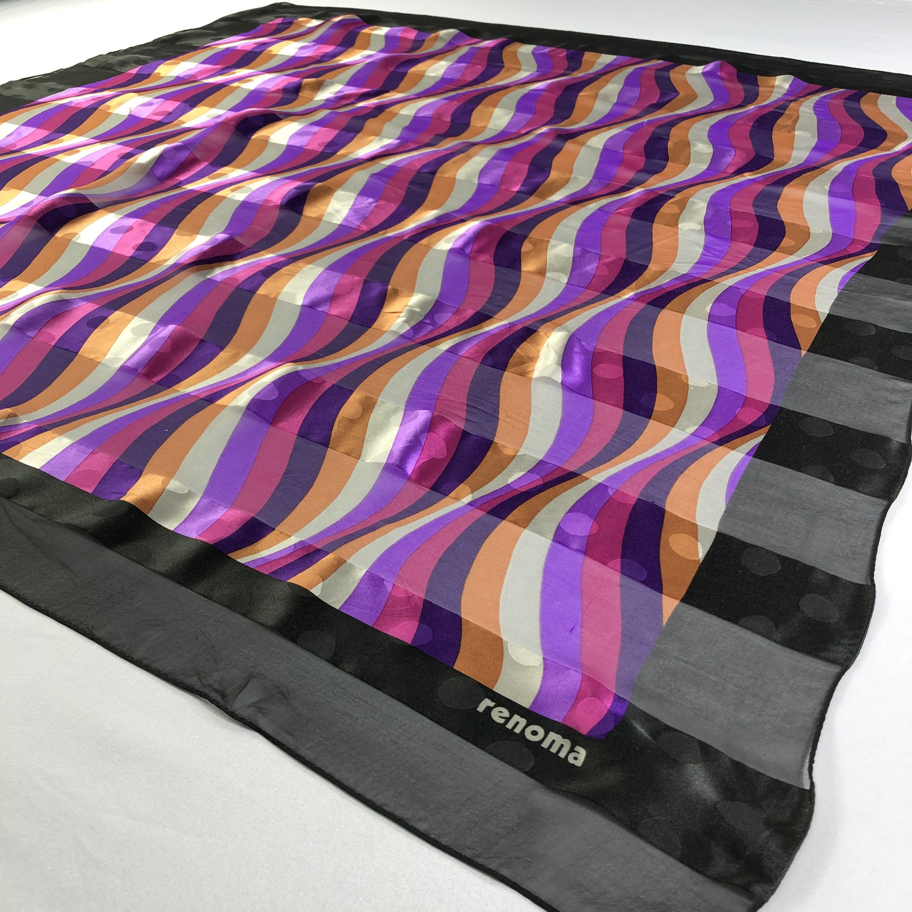 Renoma × Vintage Vintage Renoma Silk Scarf Size ONE SIZE - 3 Thumbnail