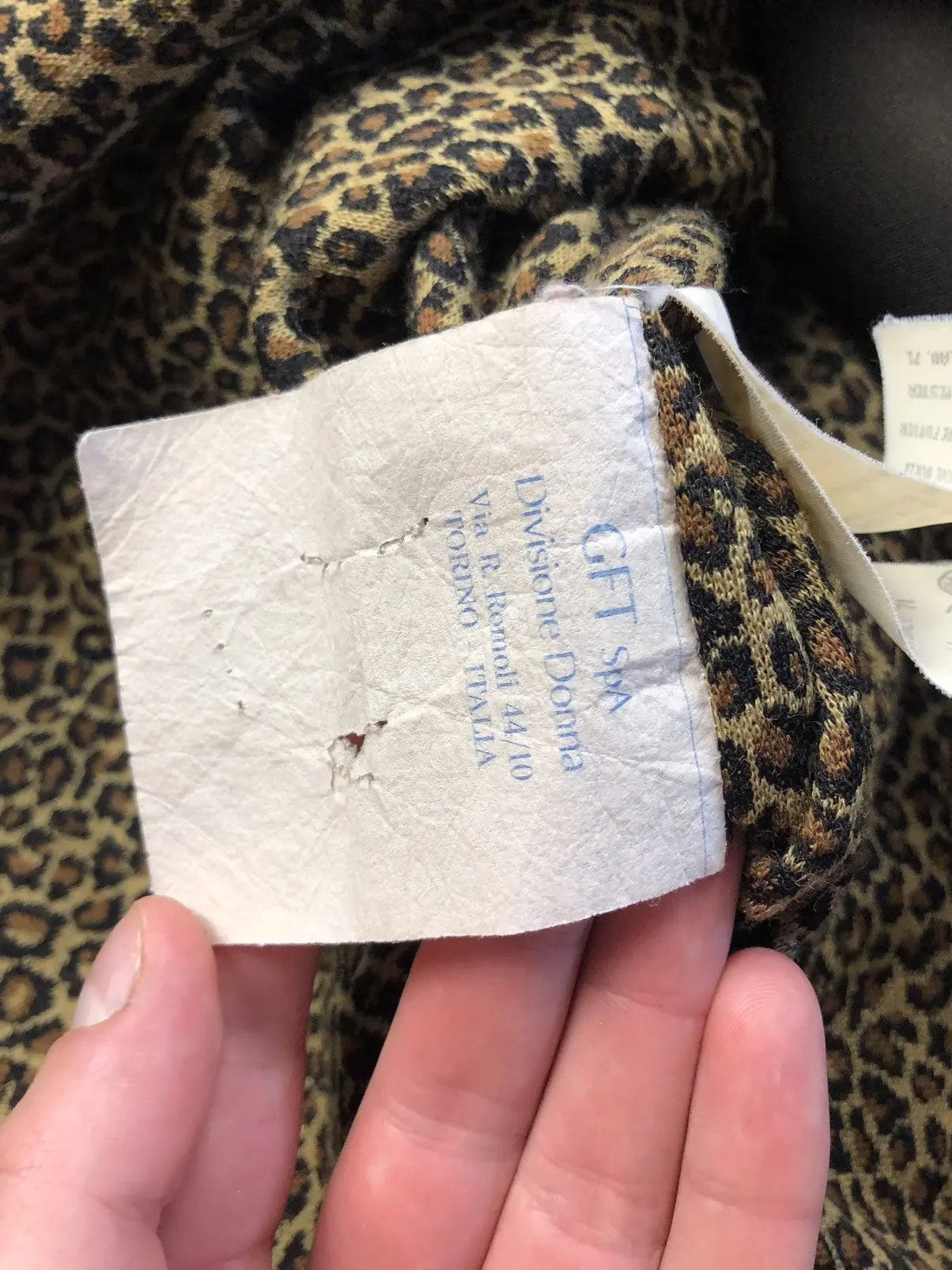 Valentino VALENTINO Luxury Vintage Boutique Leopard Blazer Size L / US 10 / IT 46 - 10 Thumbnail