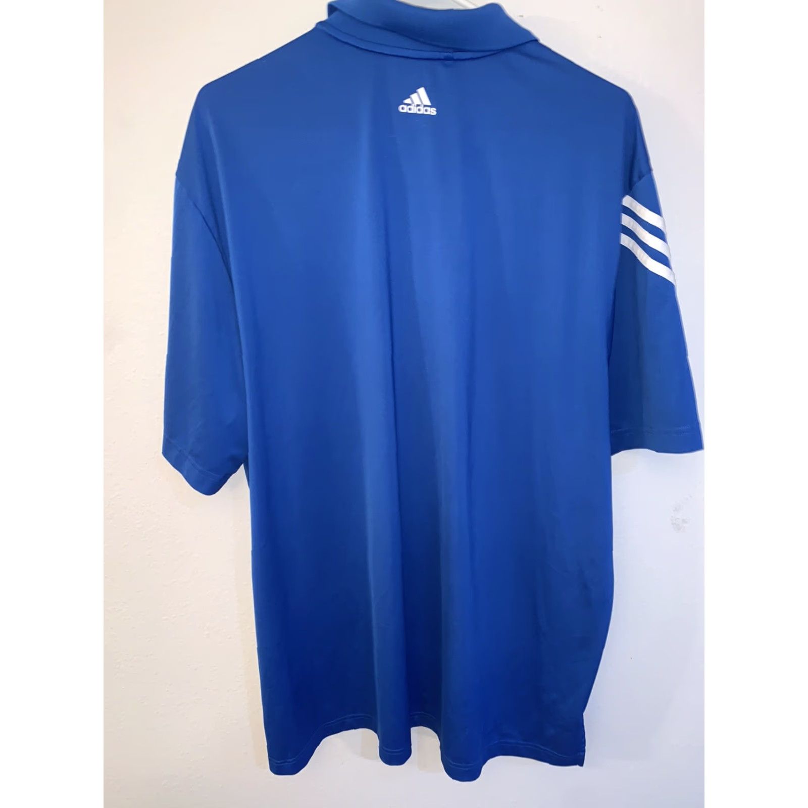 Adidas Adidas Polo Shirt Men XL Blue Puremotion Cool Max Short Sleeve Golf Casual Activewear Size US XL / EU 56 / 4 - 3 Thumbnail