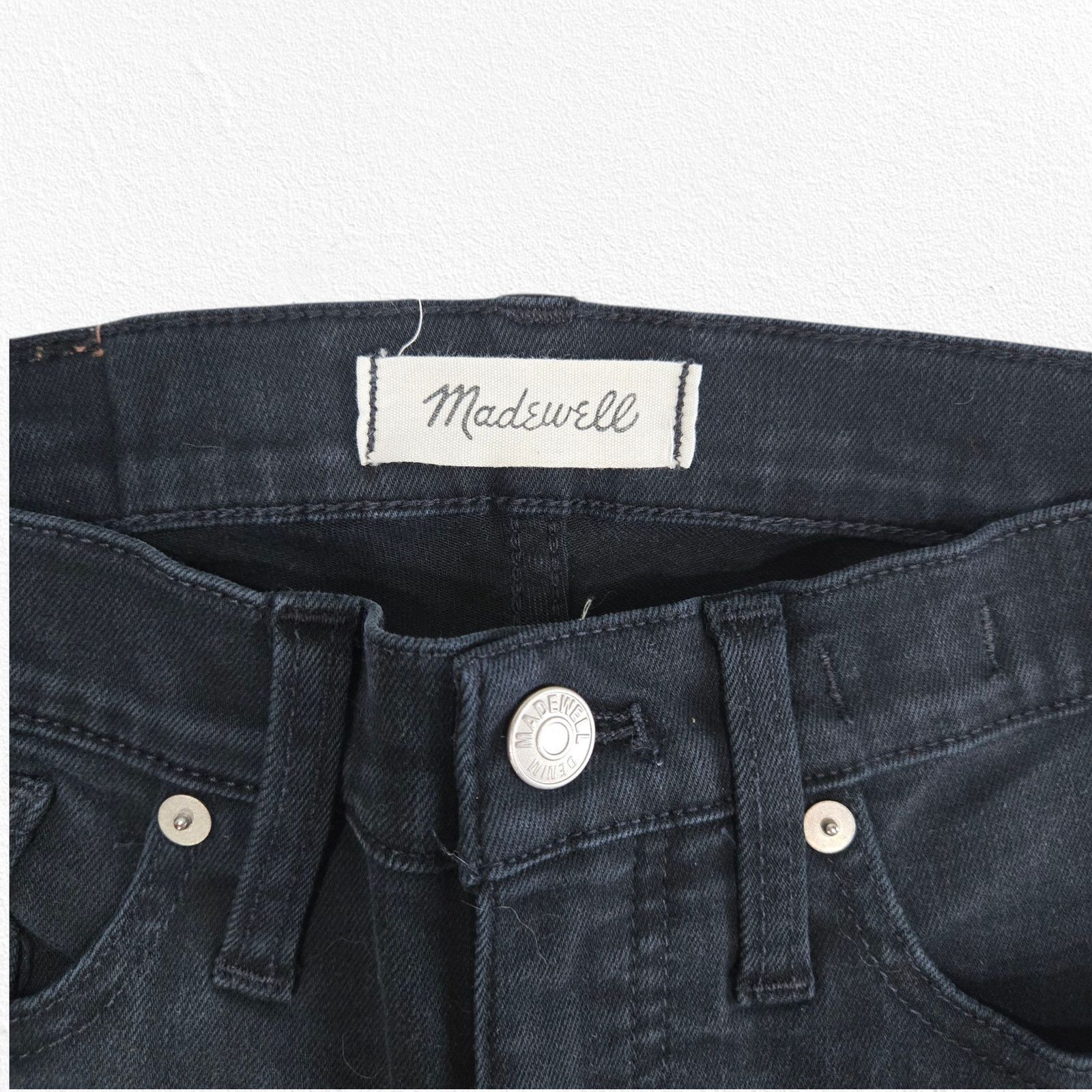 Madewell Madewell 9" High-Rise Skinny Jeans Black Size 25 Size 25" / US 0 / IT 36 - 4 Thumbnail