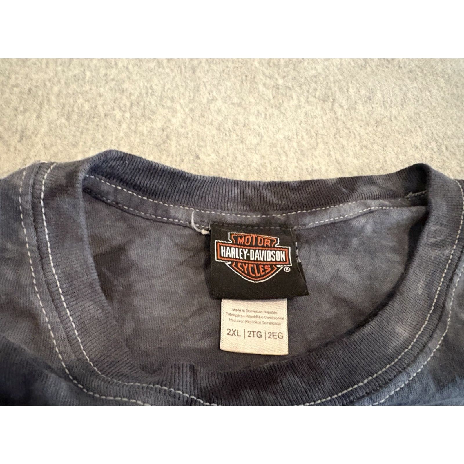 Harley Davidson Harley-Davidson Short Sleeve Tee Shirt Deadwood South Dakota Skull Mens 2XL XXL Gray T-Shirt Crew Neck Graphic Print Biker USA Double-Sided Cotton Size US XXL / EU 58 / 5 - 4 Thumbnail
