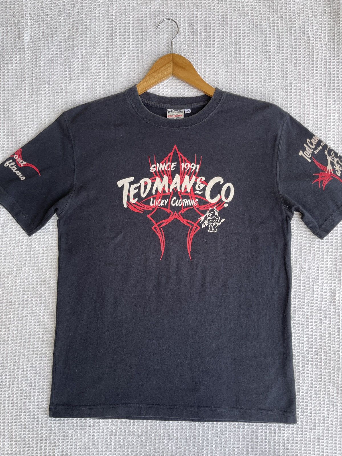 Tedman Rare🔥Vintage TEDMAN Ted Company Devils Equipment T-Shirt Size US M / EU 48-50 / 2 - 4 Thumbnail
