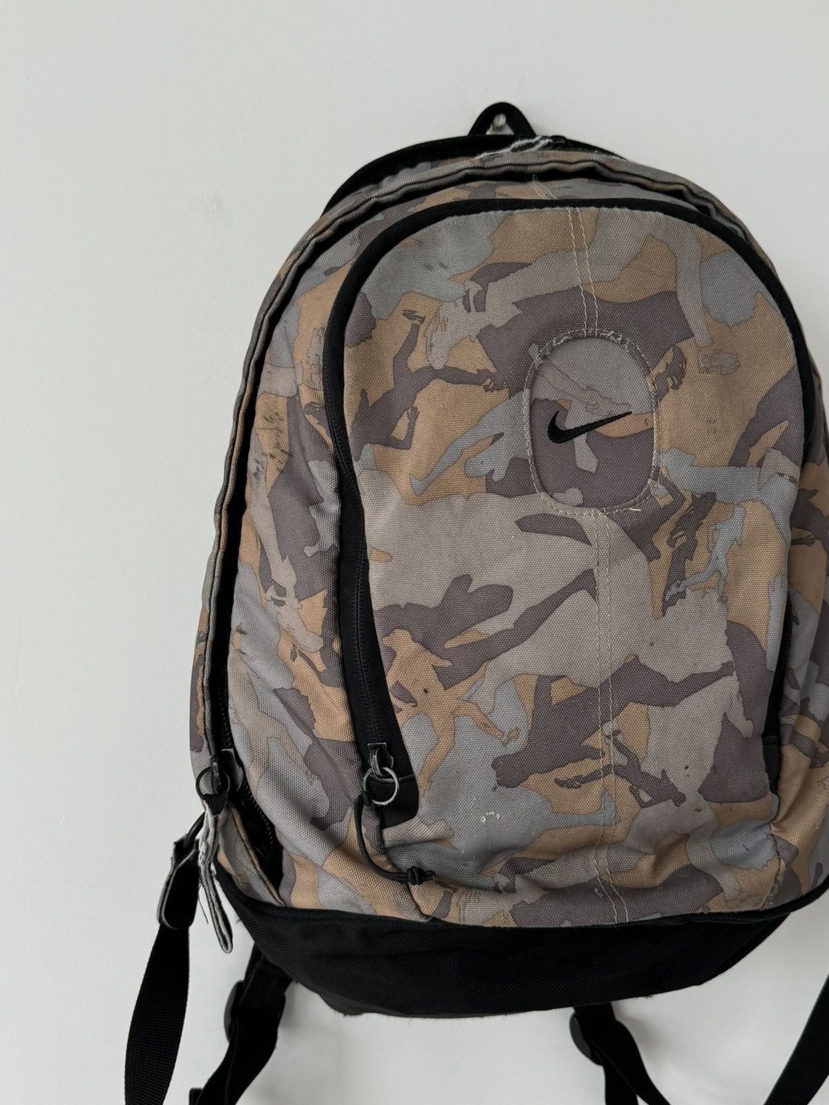 Nike × Vintage Vintage Y2K Nike Center Swoosh Backpack Size ONE SIZE - 3 Thumbnail