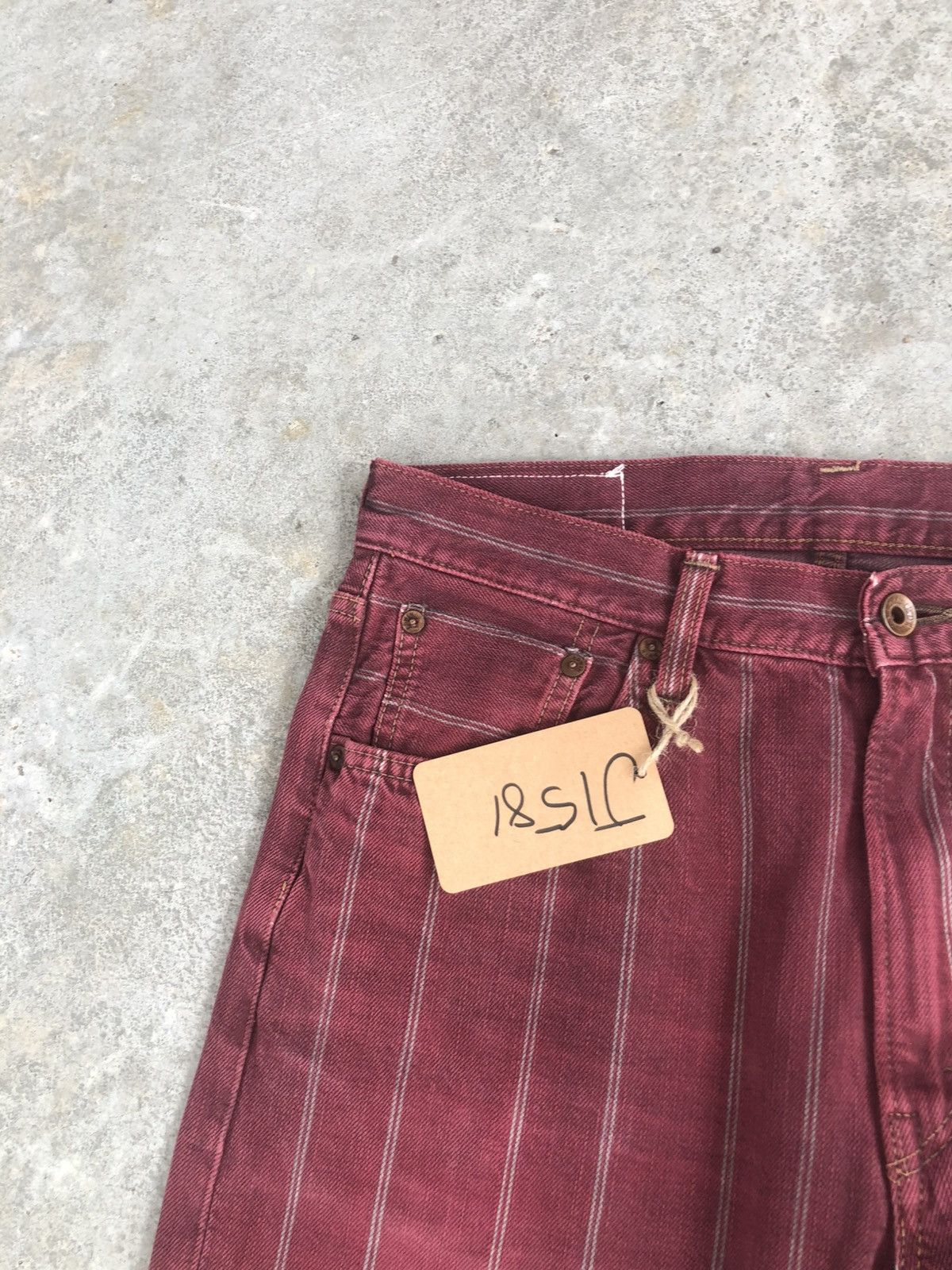 If Six Was Nine Japanese Edwin Flared Jeans Distressed Jeans Selvedge Size US 31 - 13 Thumbnail