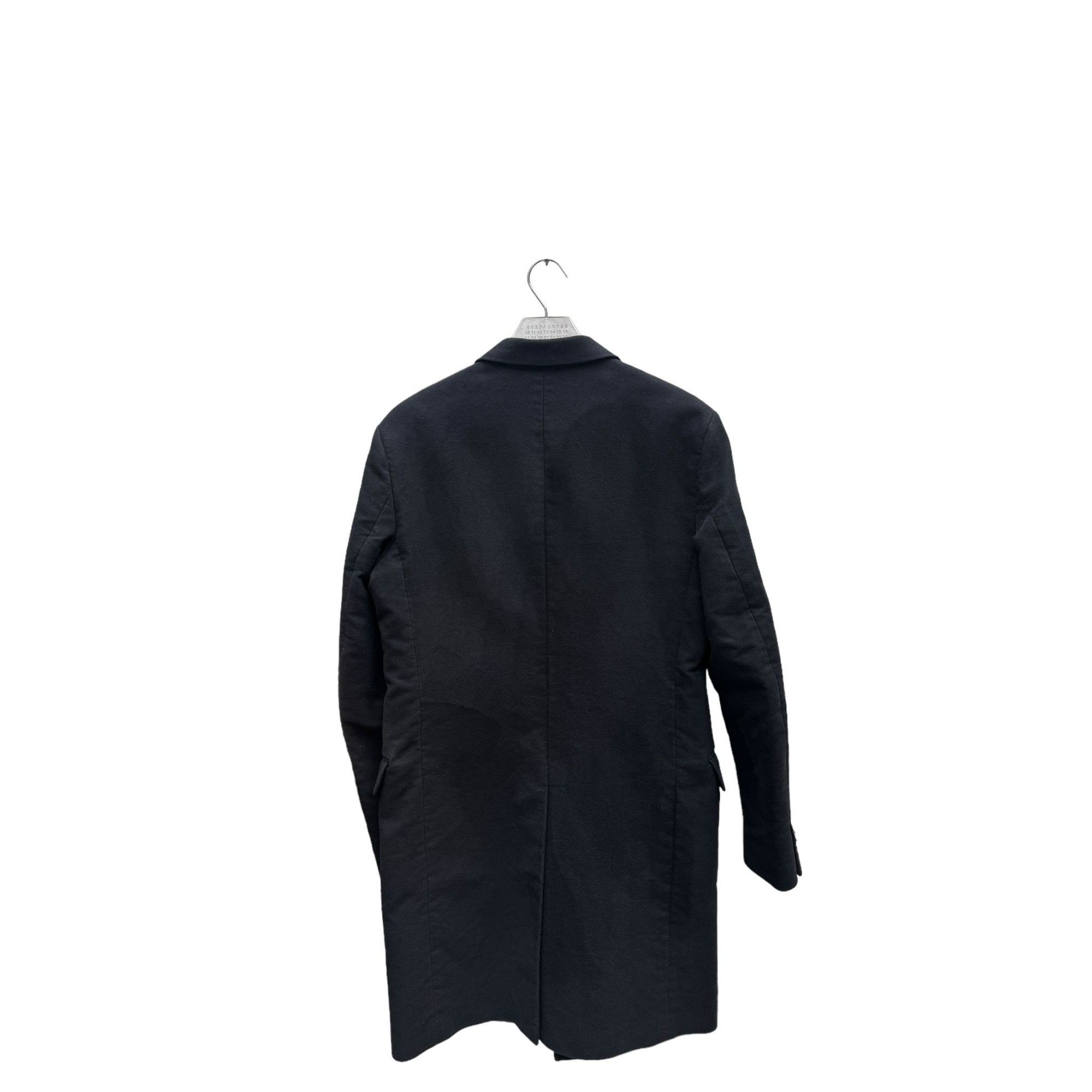 Helmut Lang Vintage Black Tuxedo Moleskin Cotton Coat Size US M / EU 48-50 / 2 - 4 Thumbnail