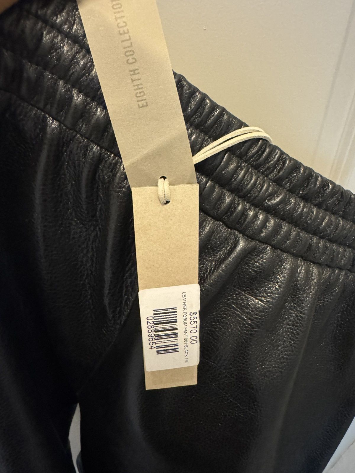 Fear of God Fear of God Leather Forum Trousers Size US 33 - 10 Thumbnail