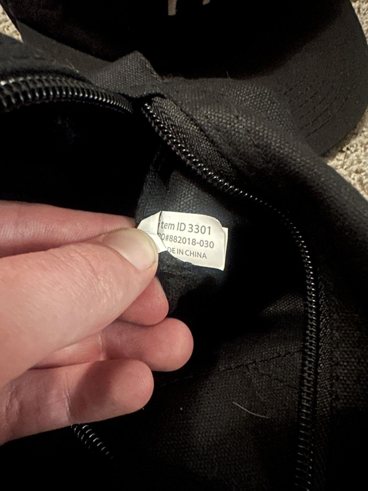 G59 Records TeamSesh black duffel bag (original crown logo) Size ONE SIZE - 3 Thumbnail