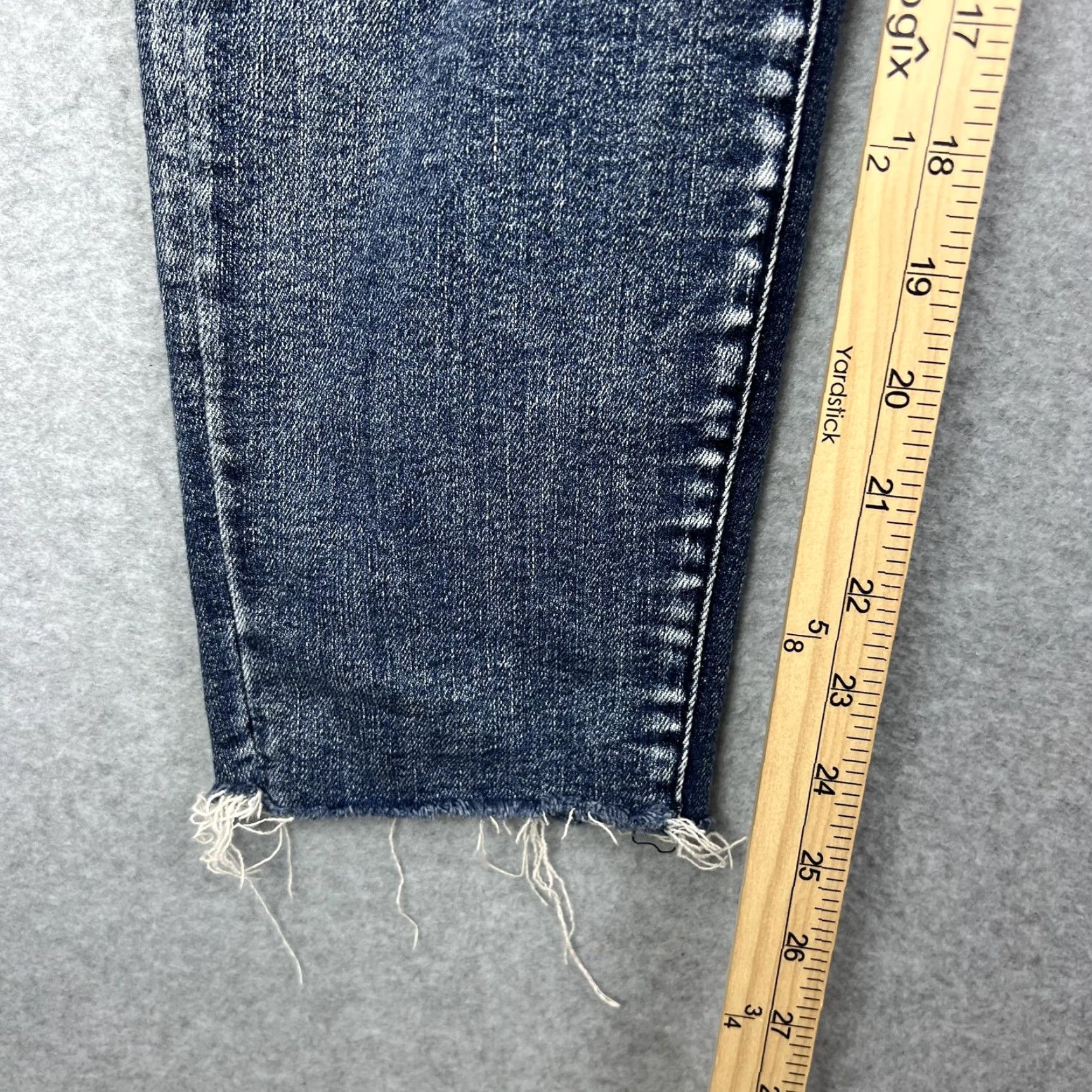 Denime Judy Blue Jeans Womens 9/29 Blue Relaxed Fit Distressed Pocket Denim Jeans Size 30" / US 8 / IT 44 - 3 Thumbnail