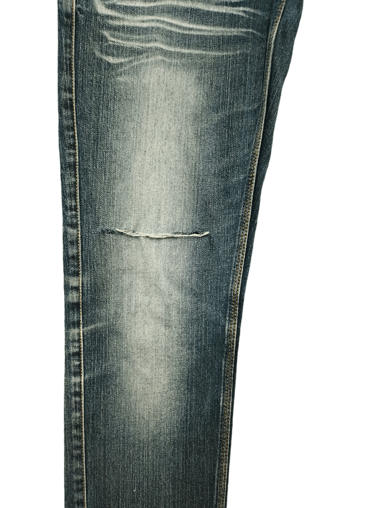 If Six Was Nine Flare Slim Jeans Nicole Club Clawmark Distress Faded Bootcut Size US 30 / EU 46 - 9 Thumbnail
