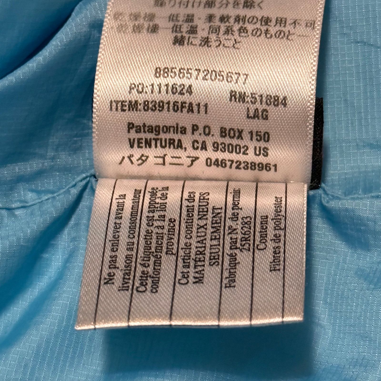 Patagonia Patagonia Womens Micro Puff Jacket Size Large Blue Size L / US 10 / IT 46 - 7 Thumbnail