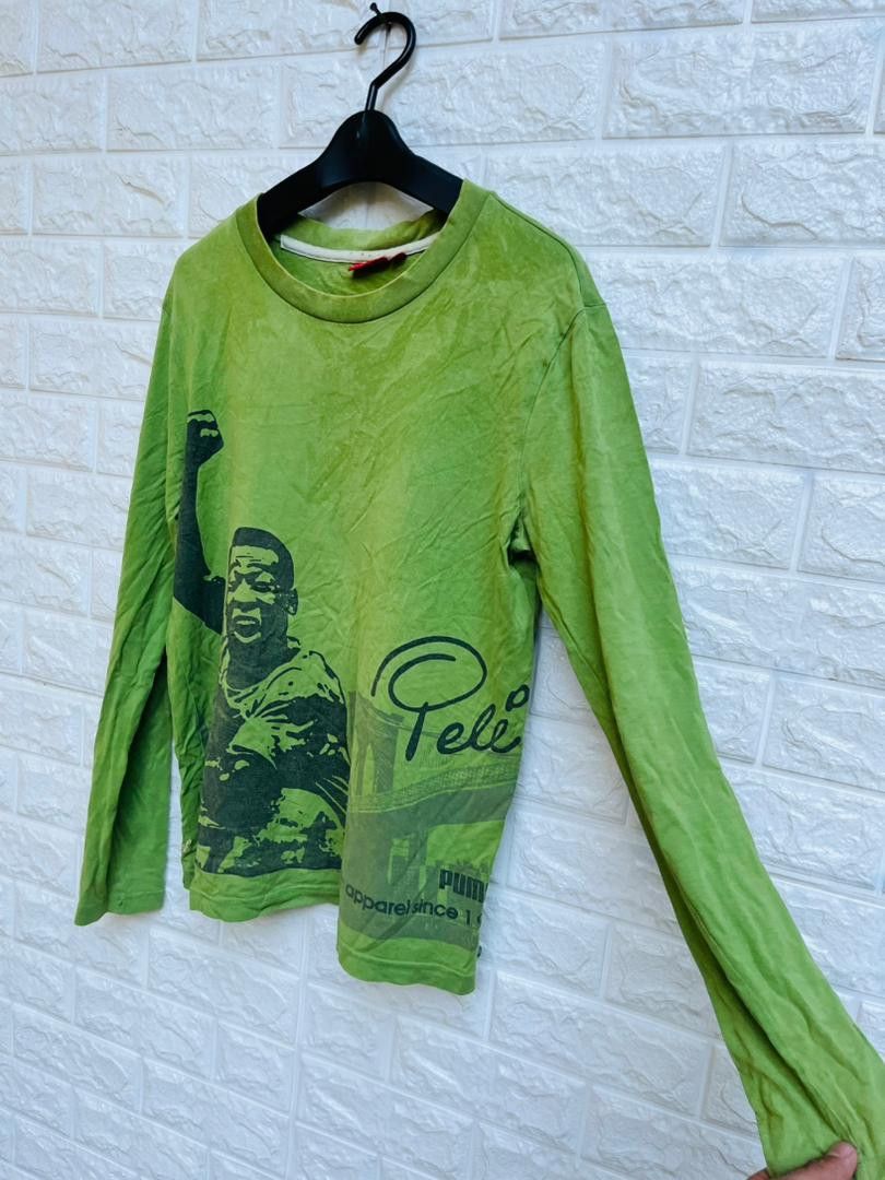 Japanese Brand Vintage Puma X Pele Brazil Football Legendry Fashion Shirt Size US M / EU 48-50 / 2 - 4 Thumbnail