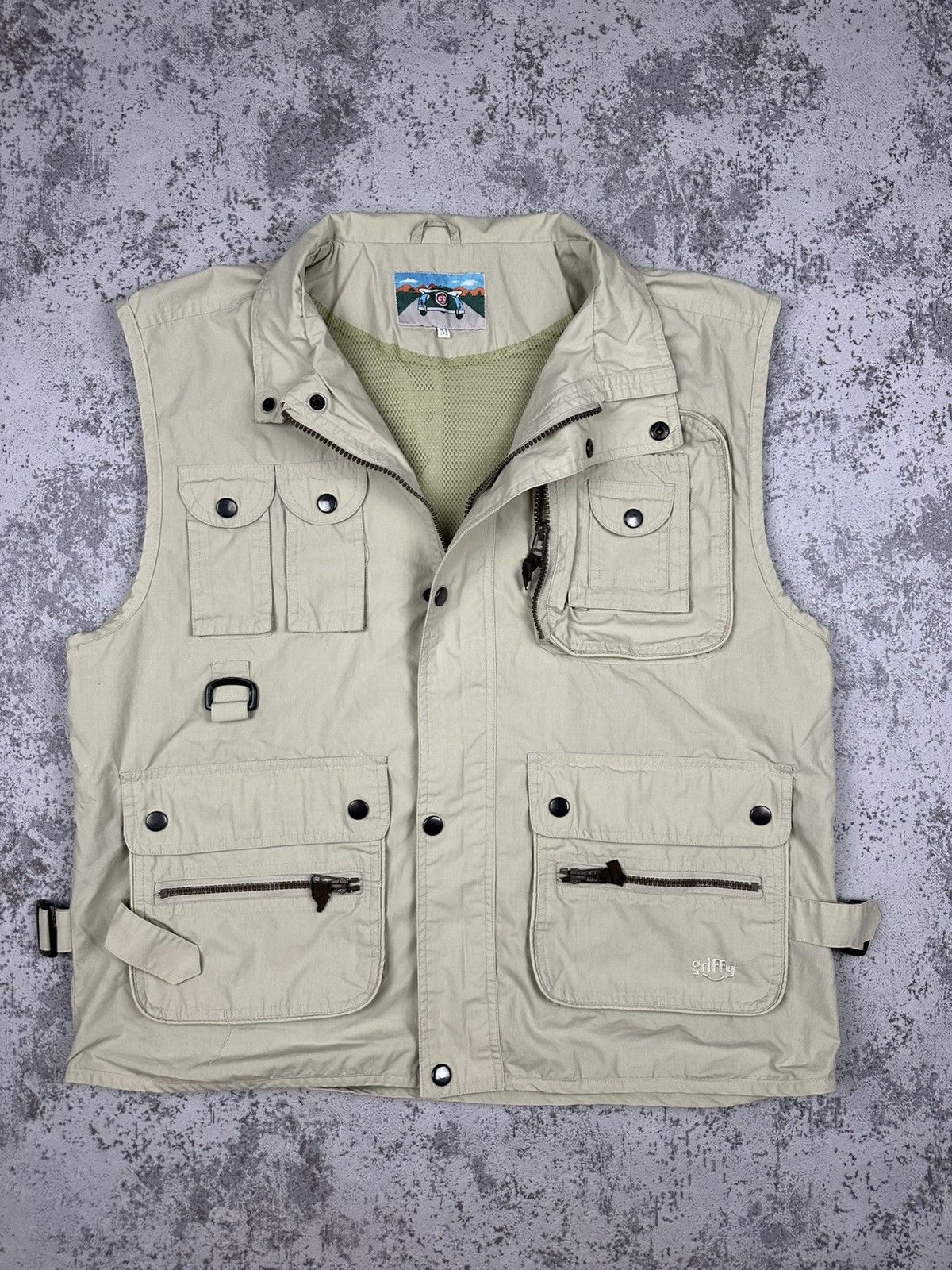 Japanese Brand Tactical Utility Vest MultiPocket Camo Adjustable Fit Size US L / EU 52-54 / 3 - 1 Thumbnail