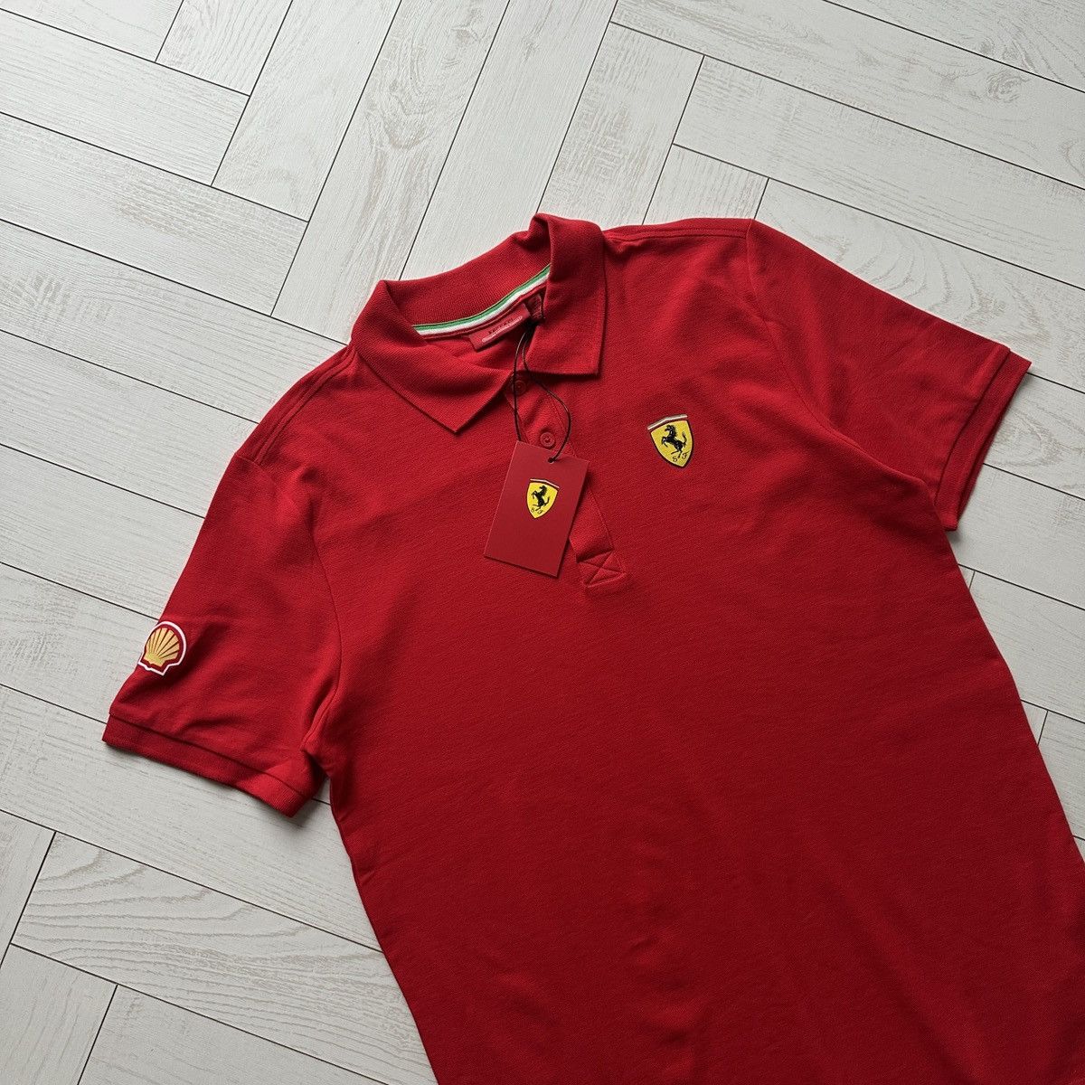 Ferrari Scuderia Ferrari racing formula 1 Polo New y2k hype Italy Size US M / EU 48-50 / 2 - 3 Thumbnail