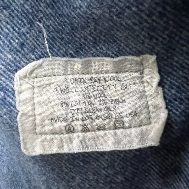 Greg Lauren greg lauren Blue denim pocket shirt 2506-Nextarrow Size US M / EU 48-50 / 2 - 3 Thumbnail