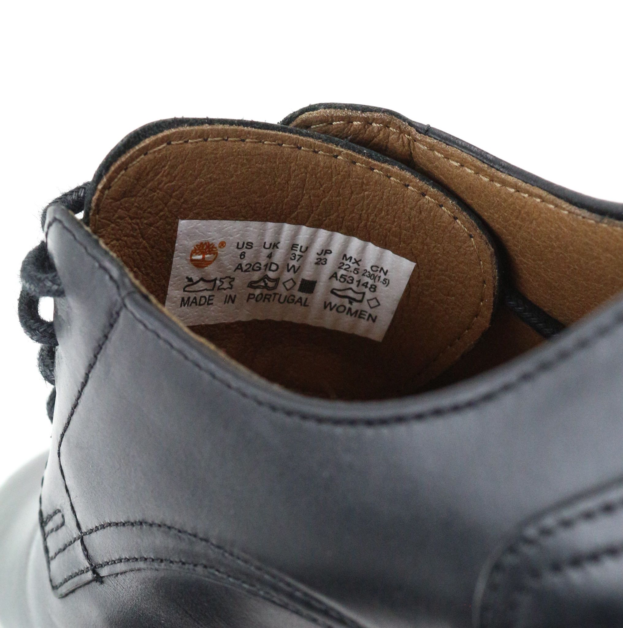 Timberland A2G1D UK Leather Black 4 Shiny 79626 Size US 6 / IT 36 - 11 Thumbnail