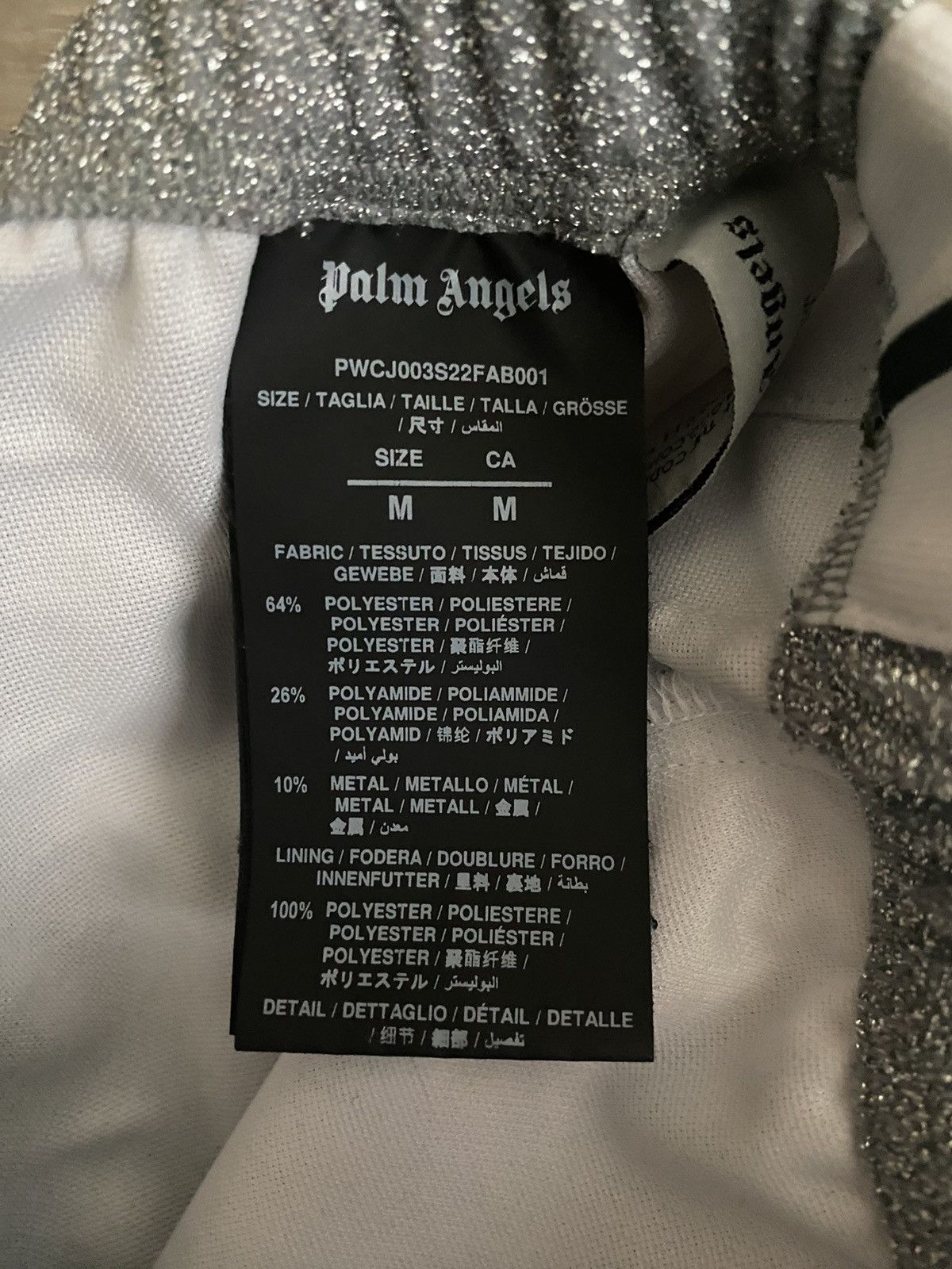 Palm Angels Palm angels glittered track pants unisex Size US 32 / EU 48 - 4 Thumbnail