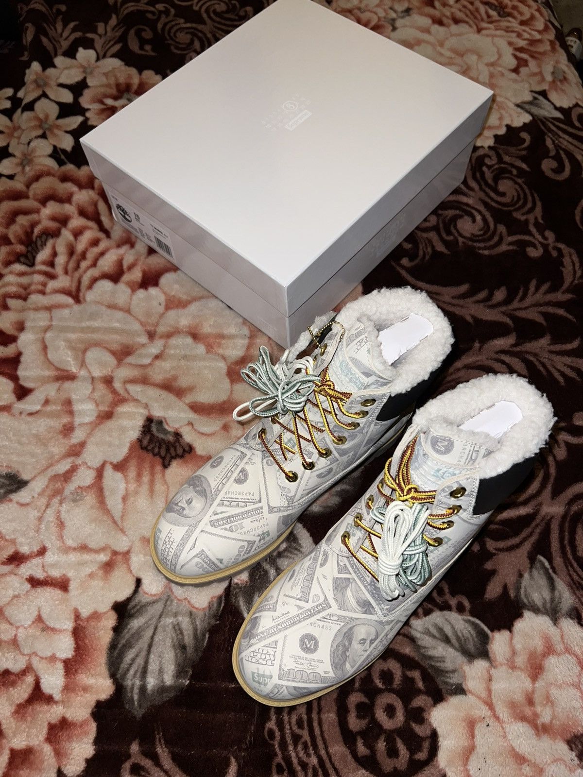 Supreme MM6 Maison Margiela Timberland Multicolor Size 10
